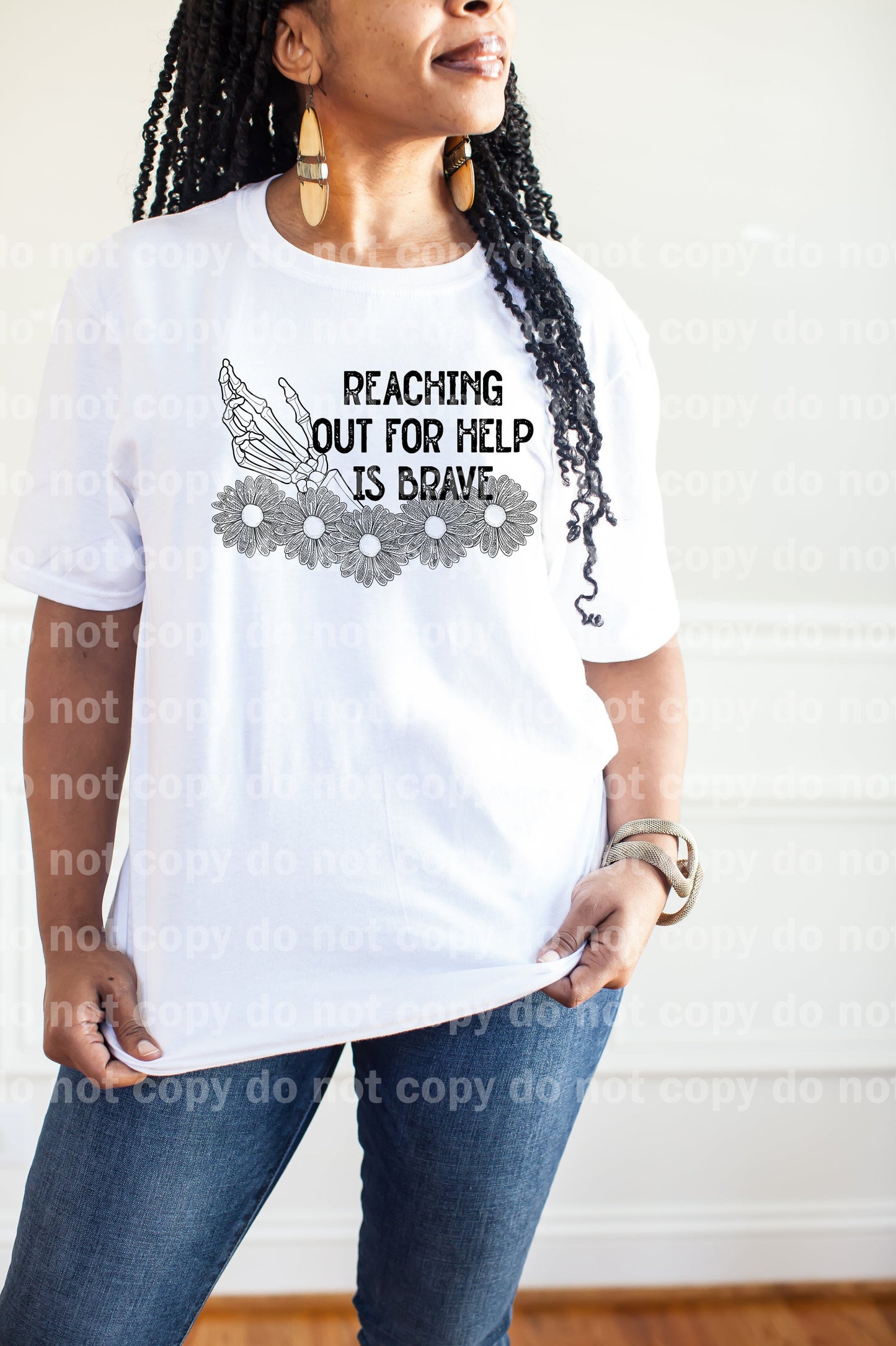 Reaching Out For Help Is Brave Full Color/One Color Dream Print or Sublimation Print