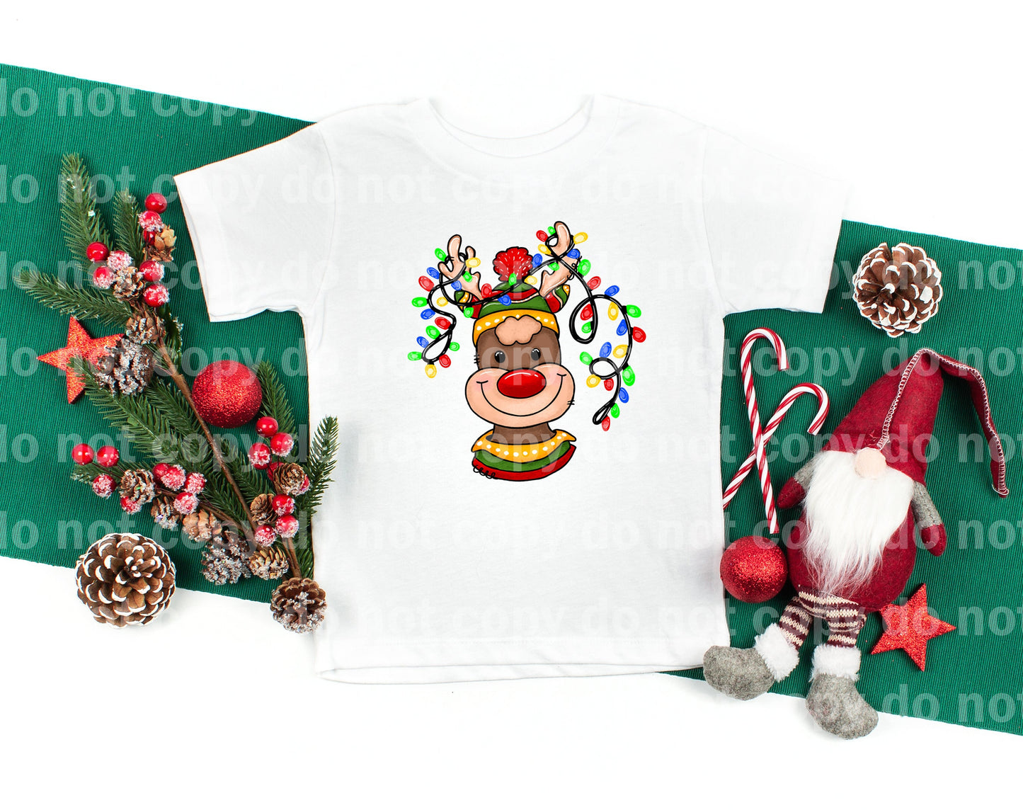 Reindeer Lights Dream Print or Sublimation Print