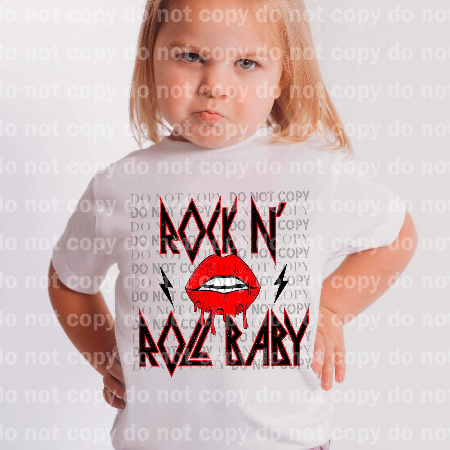 Rock N Roll Baby Distressed Dream Print or Sublimation Print