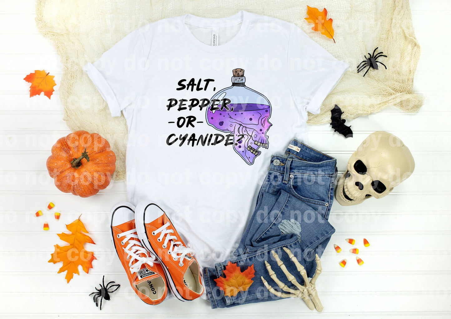 Salt Pepper Or Cyanide Skull Dream Print or Sublimation Print