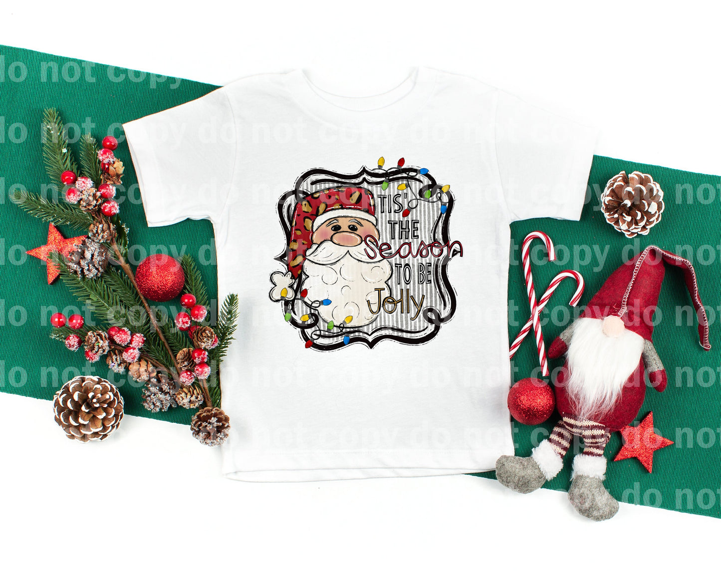 Esta es la impresión de sublimación o impresión de The Season To Be Jolly Dream