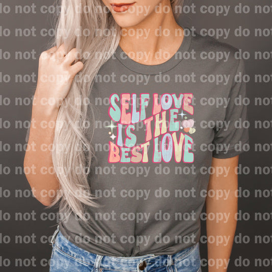 Self Love Is The Best Love Distressed Dream Print or Sublimation Print