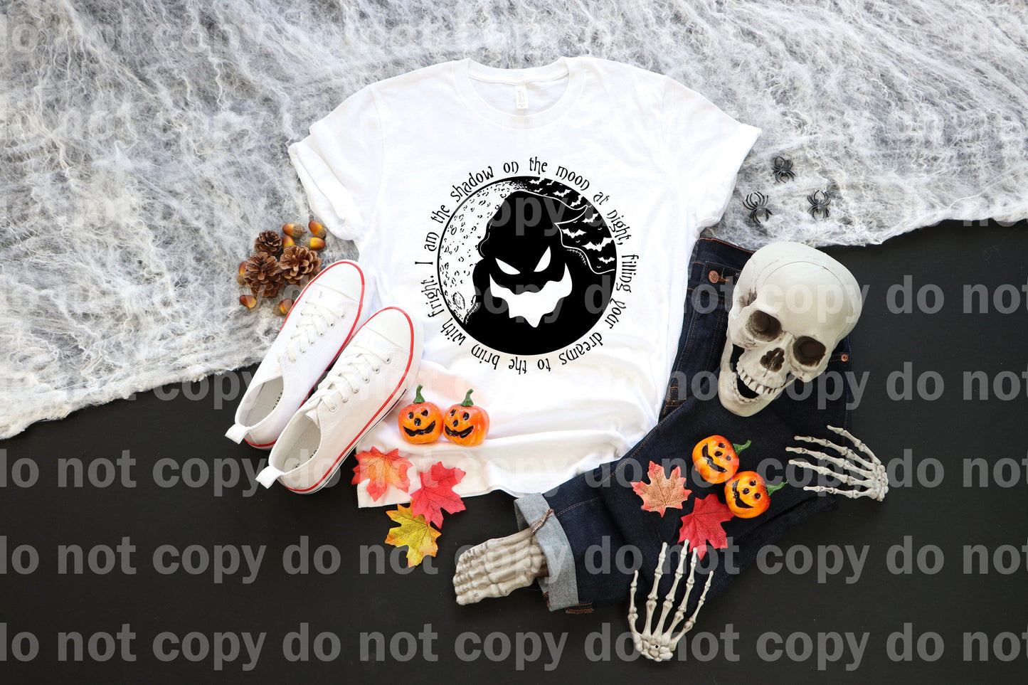 I Am The Shadow Of The Moon At Night Filling Your Dreams To The Brim With Fright Dream Print or Sublimation Print