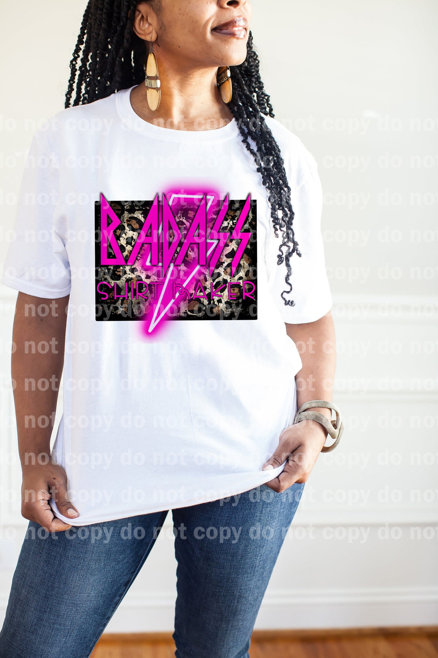 Badass Shirt Maker Neon Pink Dream Print or Sublimation Print
