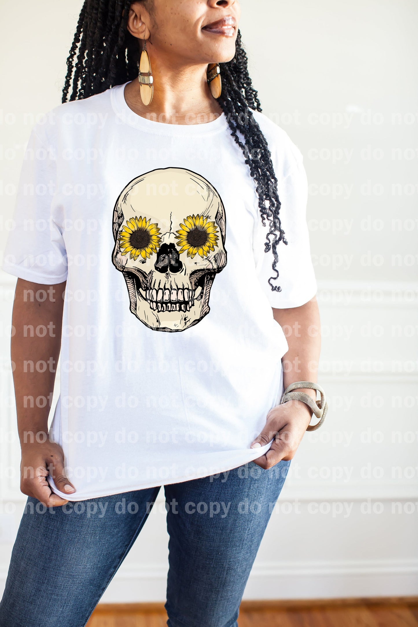 Skellie With Sunflower Eyes Dream Print or Sublimation Print