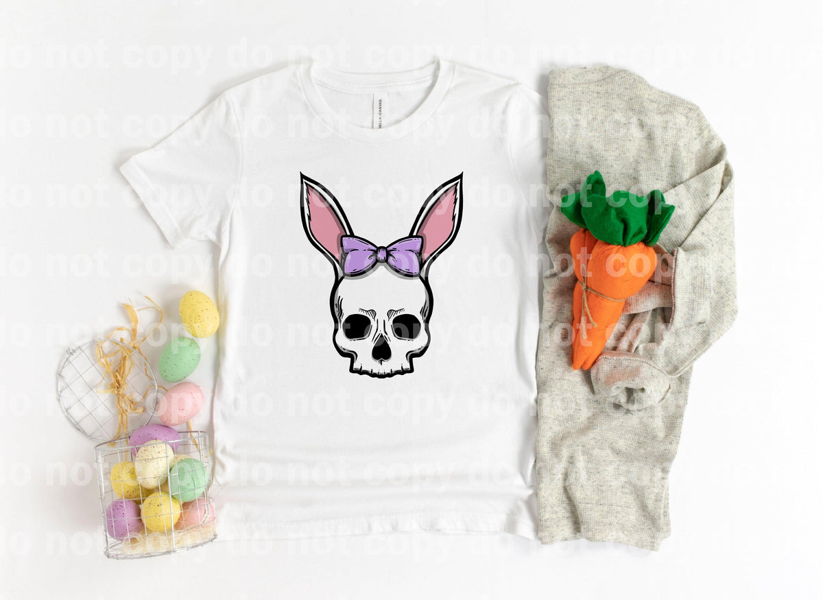 Skull Bunny Bow Purple Dream Print or Sublimation Print