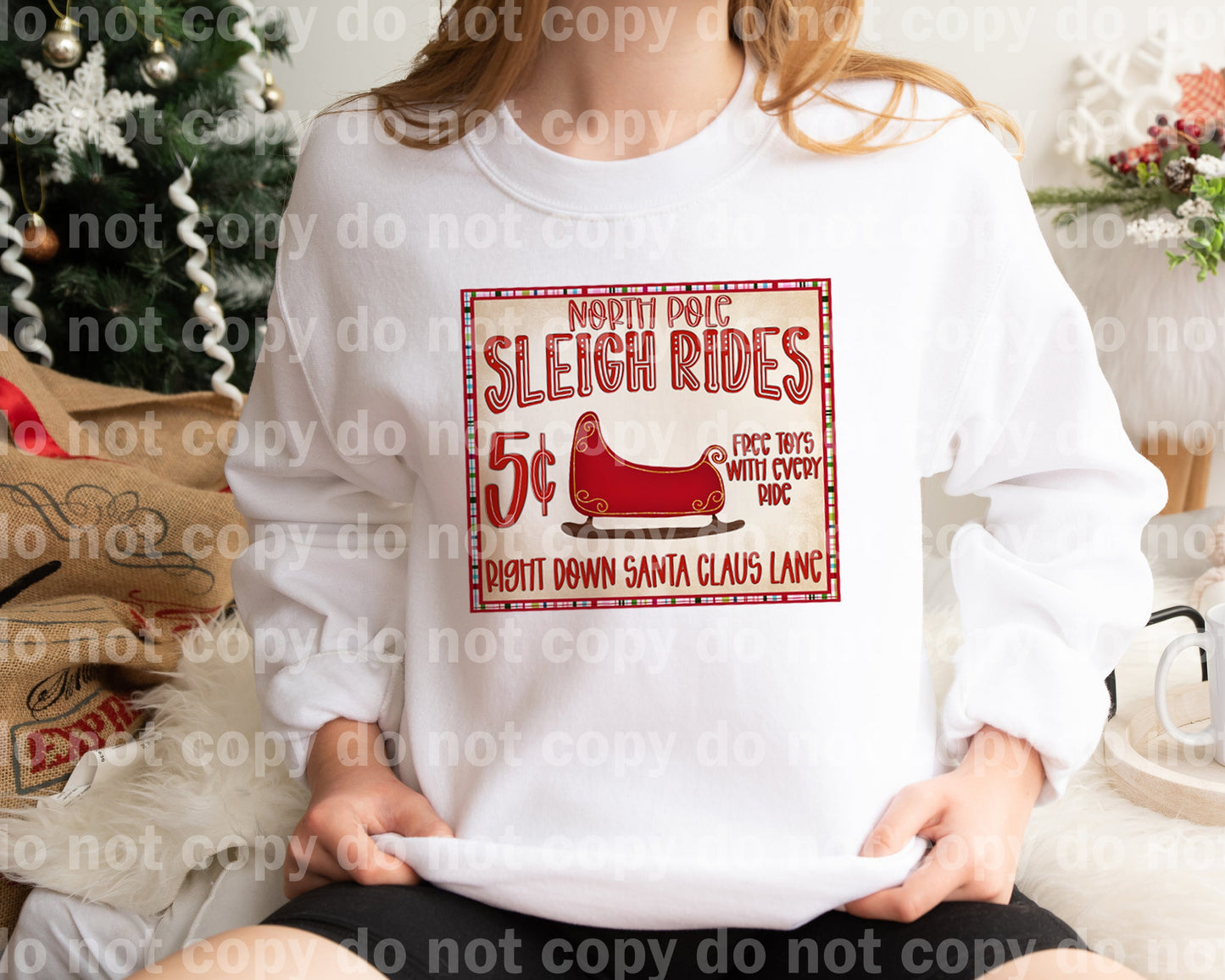 North Pole Sleigh Rides Dream Print or Sublimation Print