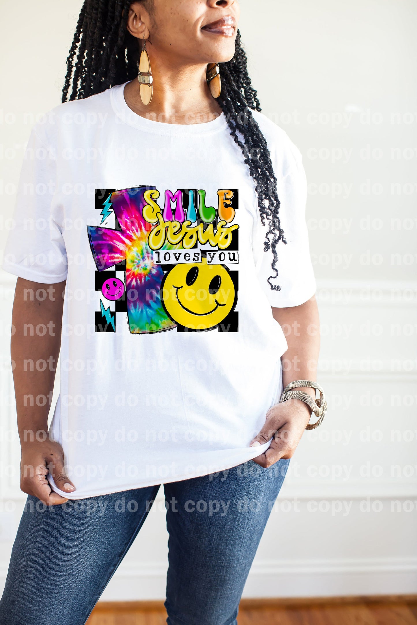 Smile Jesus Loves You Dream Print or Sublimation Print