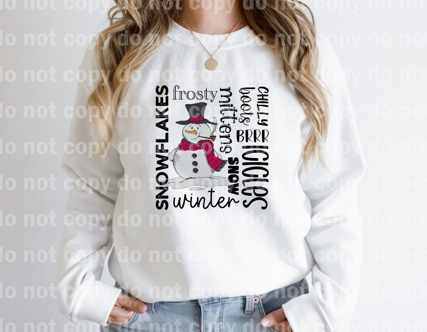 Snowman Subway Art Dream Print or Sublimation Print