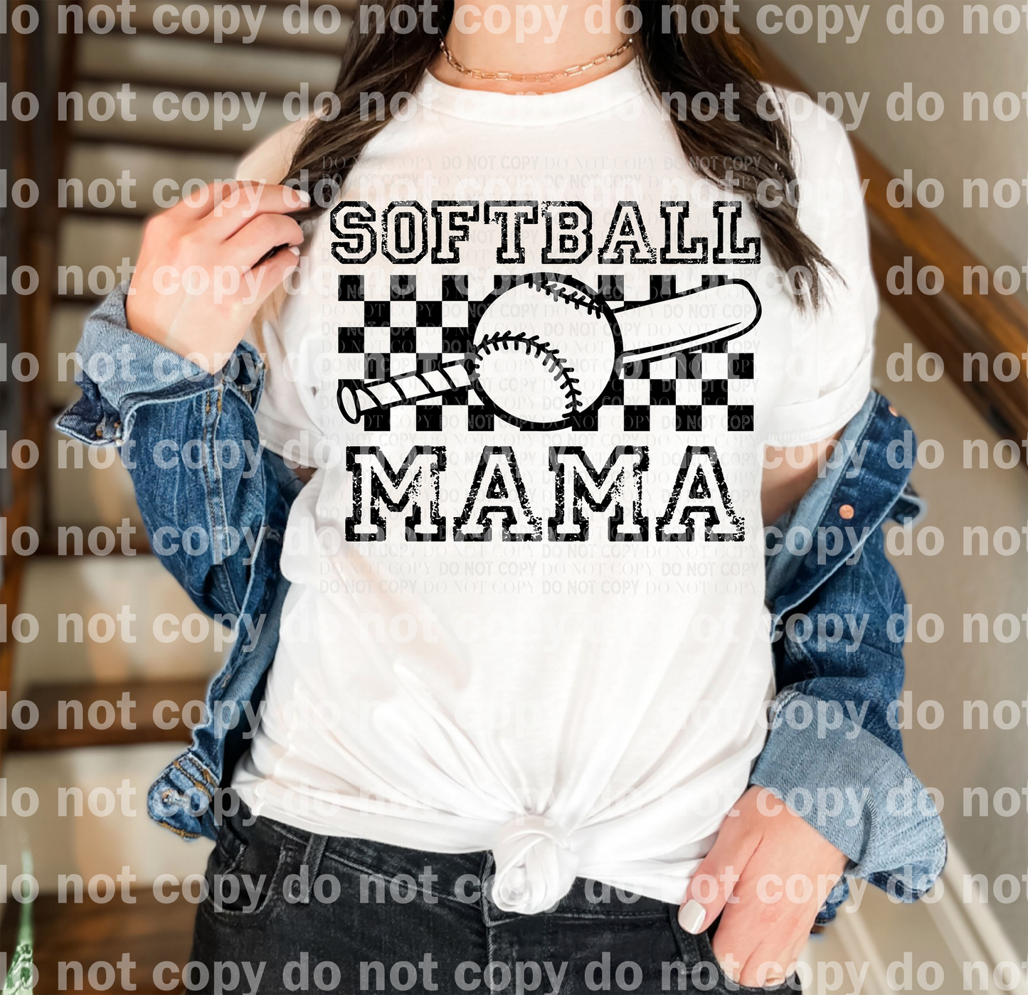 Softball Mama Full Color/One Color Dream Print o Impresión por sublimación