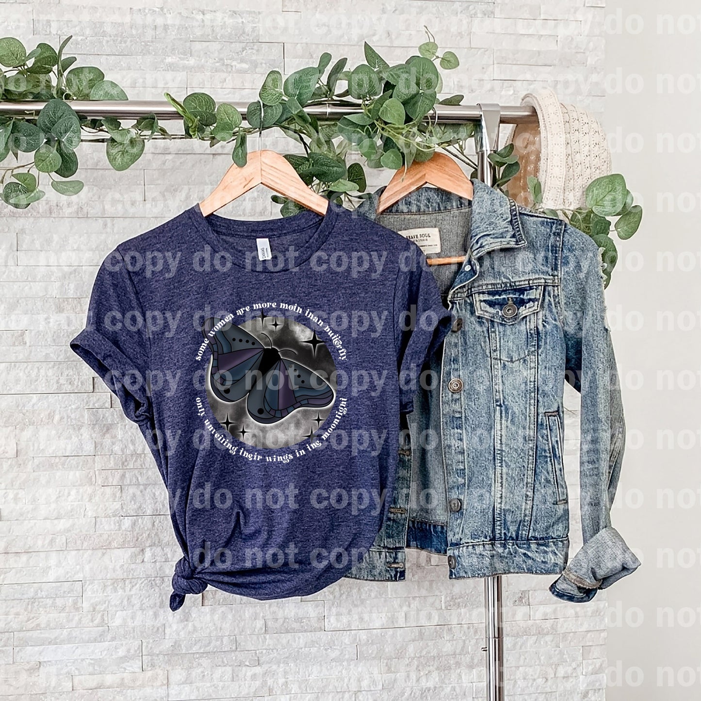 Some Women Are More Moth Than Butterfly Black/White Dream Print or Sublimation Print