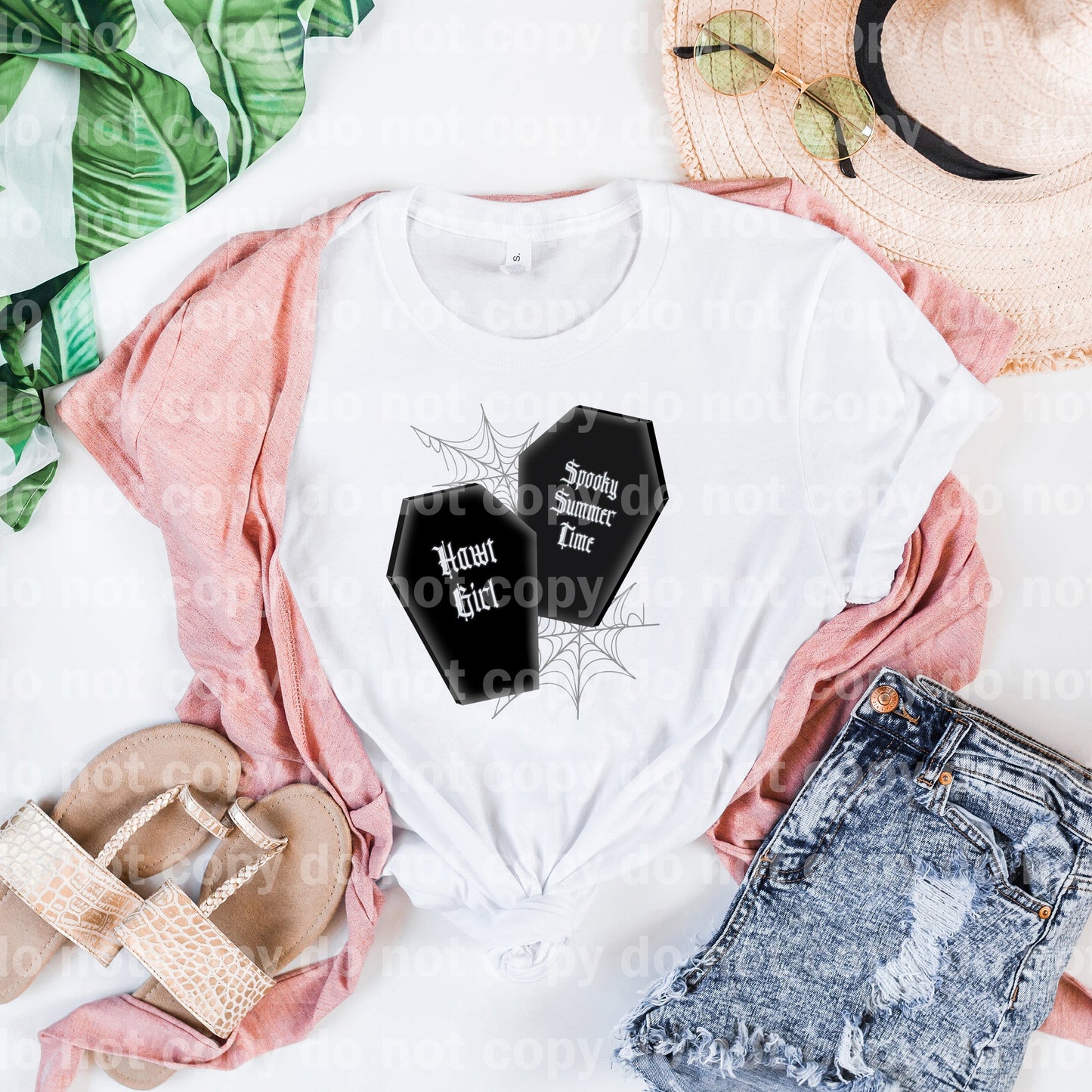 Spooky Summer Time Hawt Girl Dream Impresión o Impresión de Sublimación