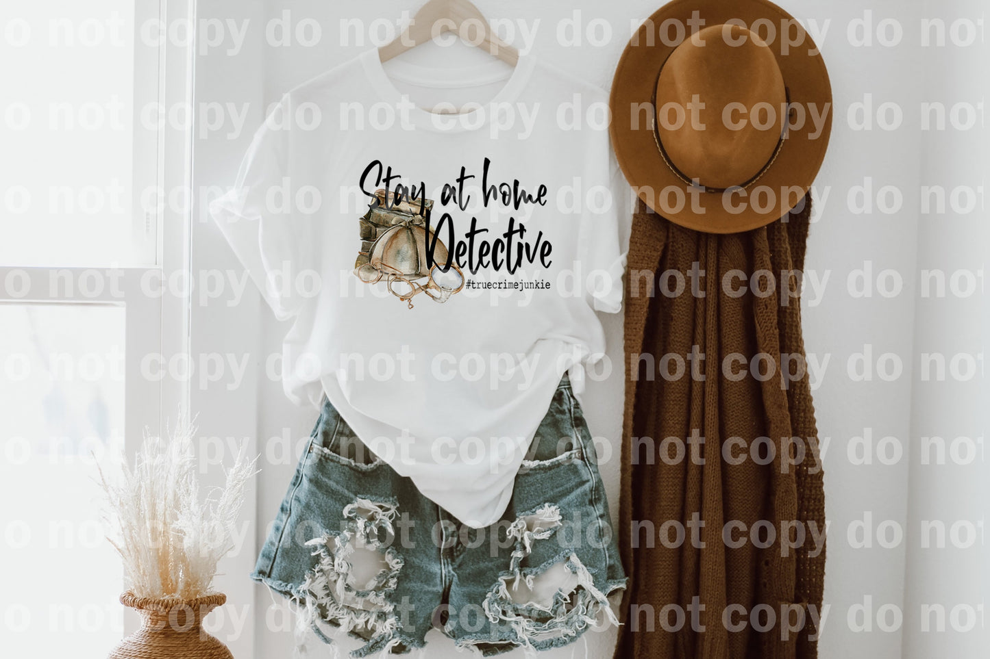 Stay At Home Detective Dream Print or Sublimation Print