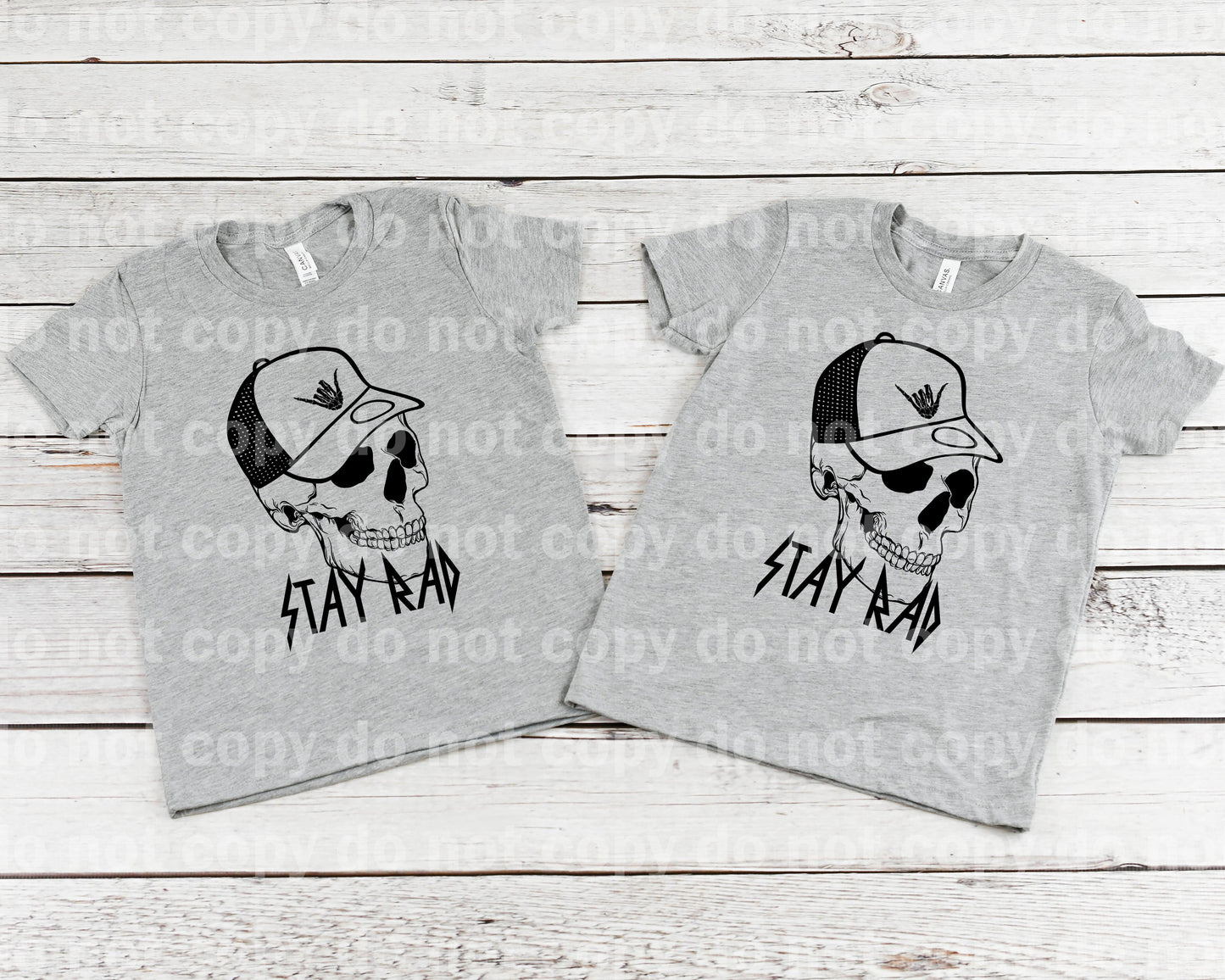 Stay Rad Skull Dream Print or Sublimation Print