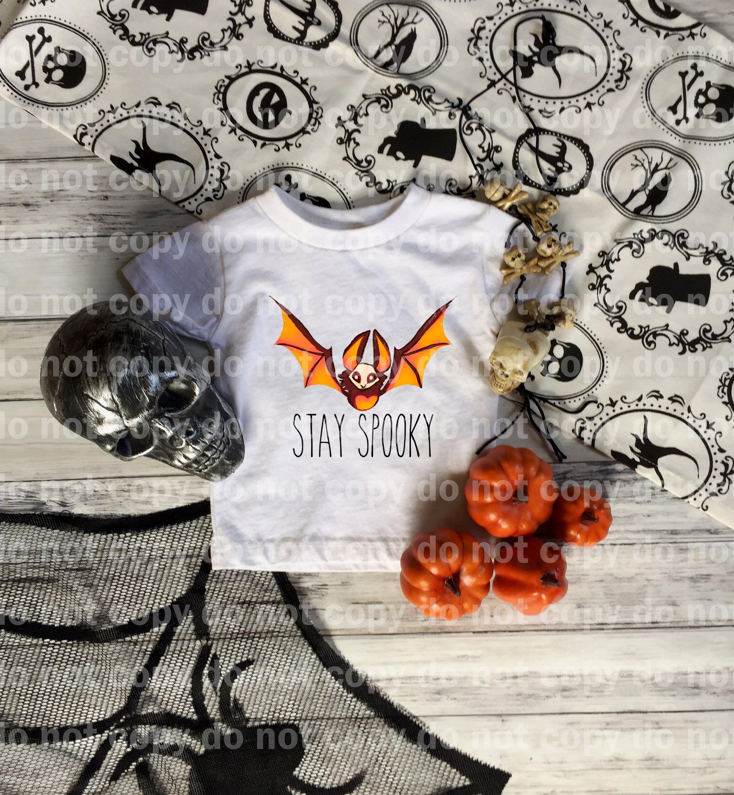 Stay Spooky Orange Bat Dream Print or Sublimation Print