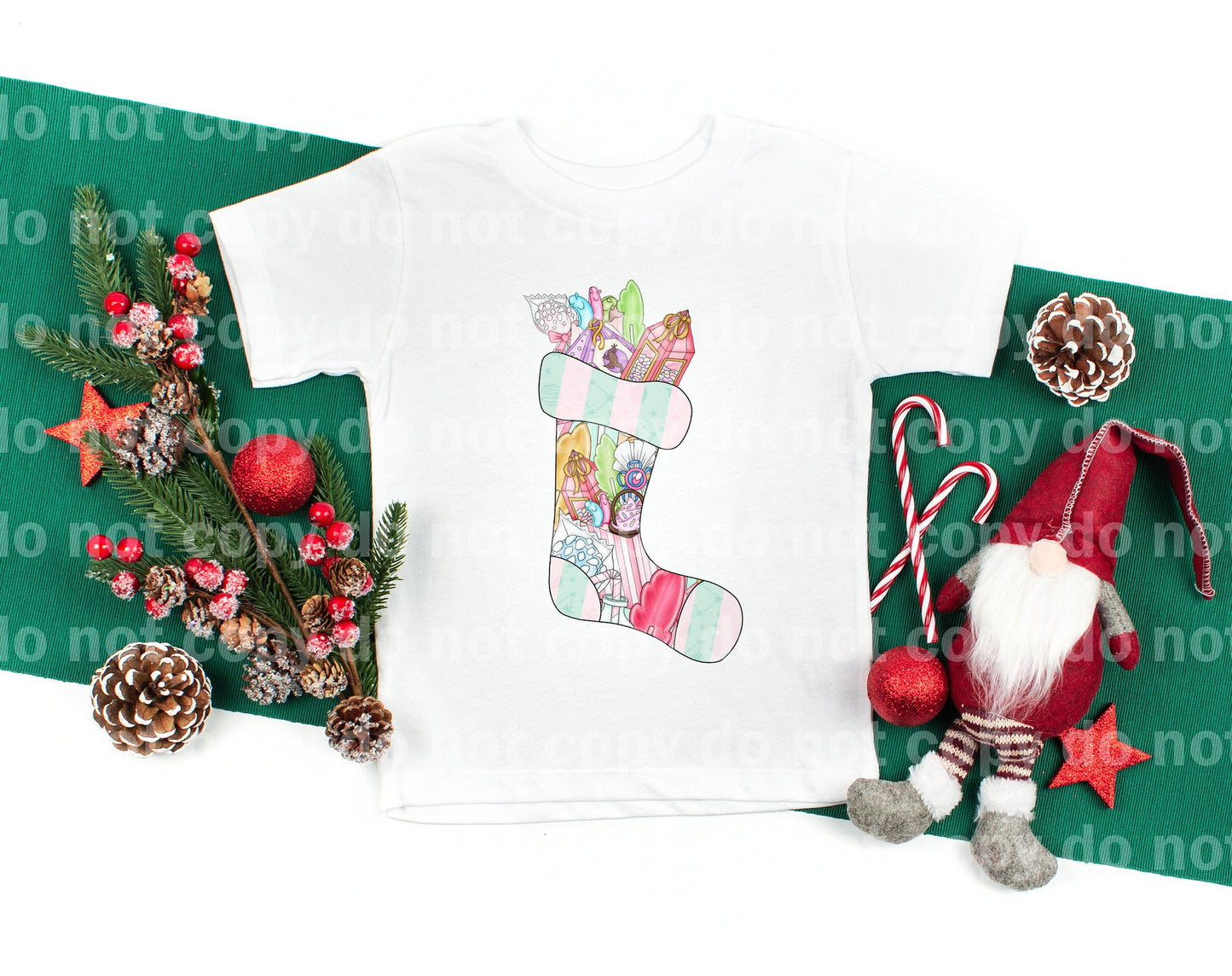 Christmas Stocking Dream Print or Sublimation Print