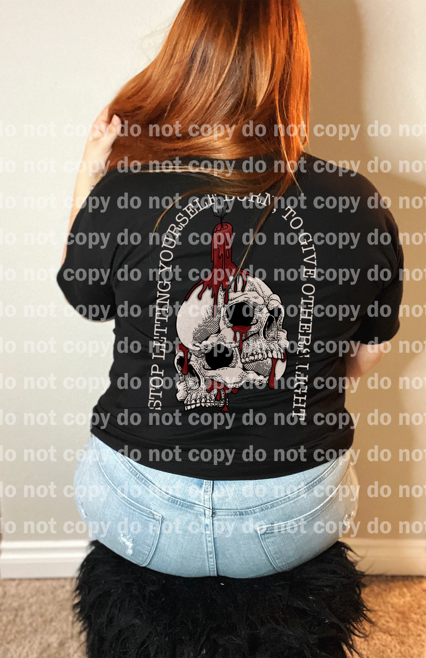 Stop Letting Yourself Burn To Give Others Light Black/White Dream Print or Sublimation Print