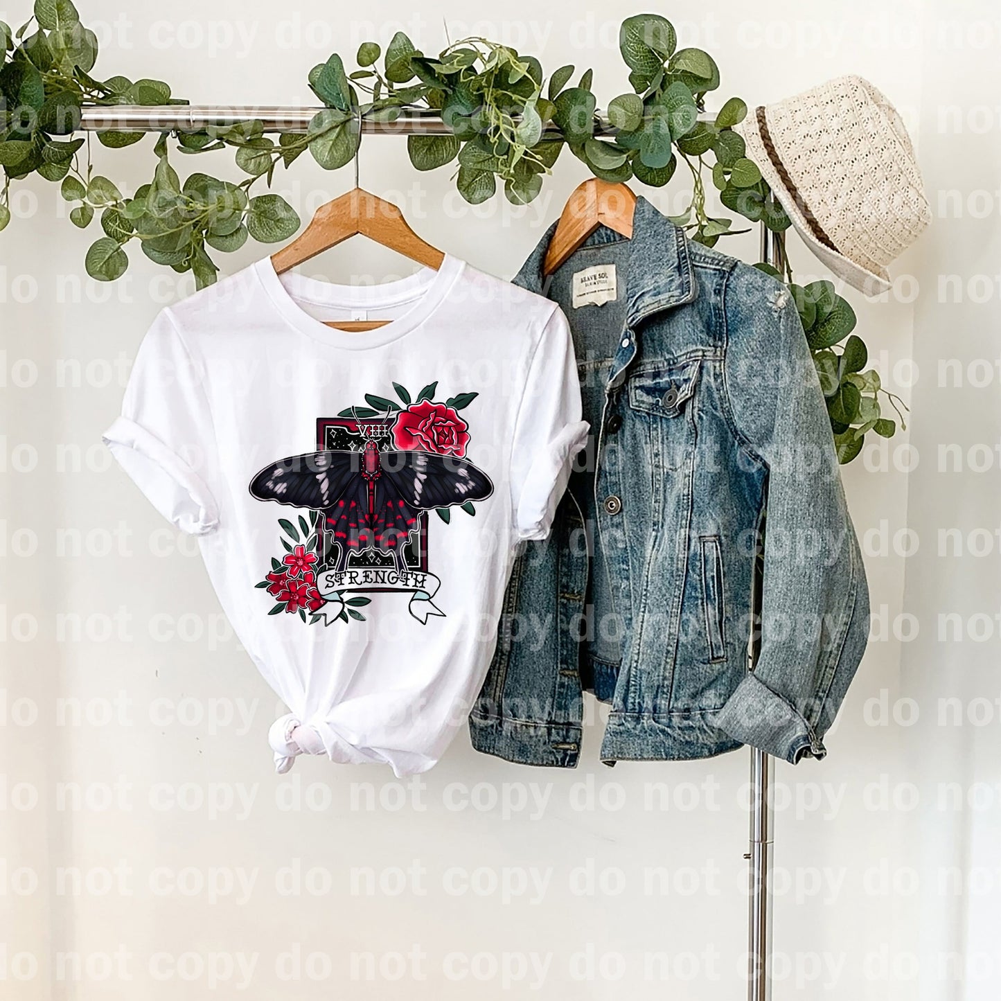 Impresión de Sueño Negro Mariposa Fuerza o Impresión por Sublimación