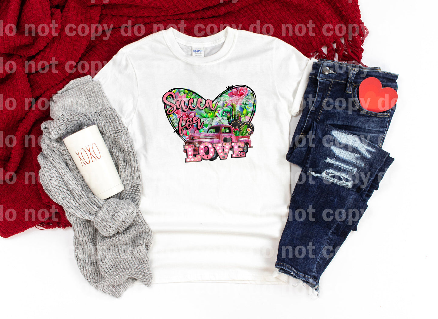 Succa For Love Floral Heart Truck Dream Print o Impresión por Sublimación
