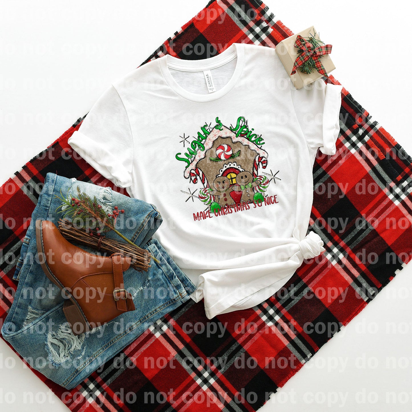 Sugar And Spice Make Christmas So Nice Dream Print or Sublimation Print