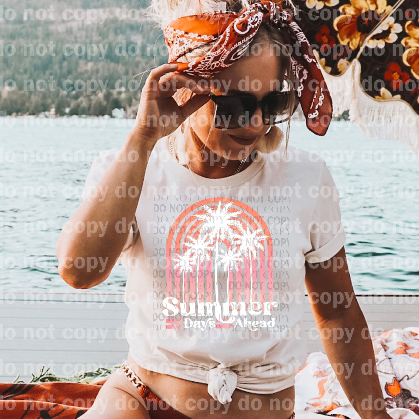 Summer Days Ahead Black/White Dream Print or Sublimation Print