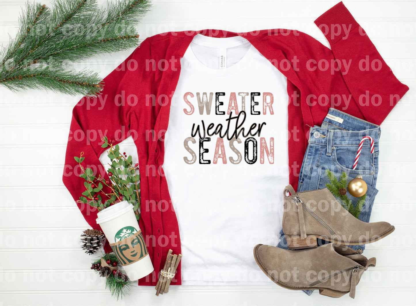 Sweater Weather Season Dream Print or Sublimation Print