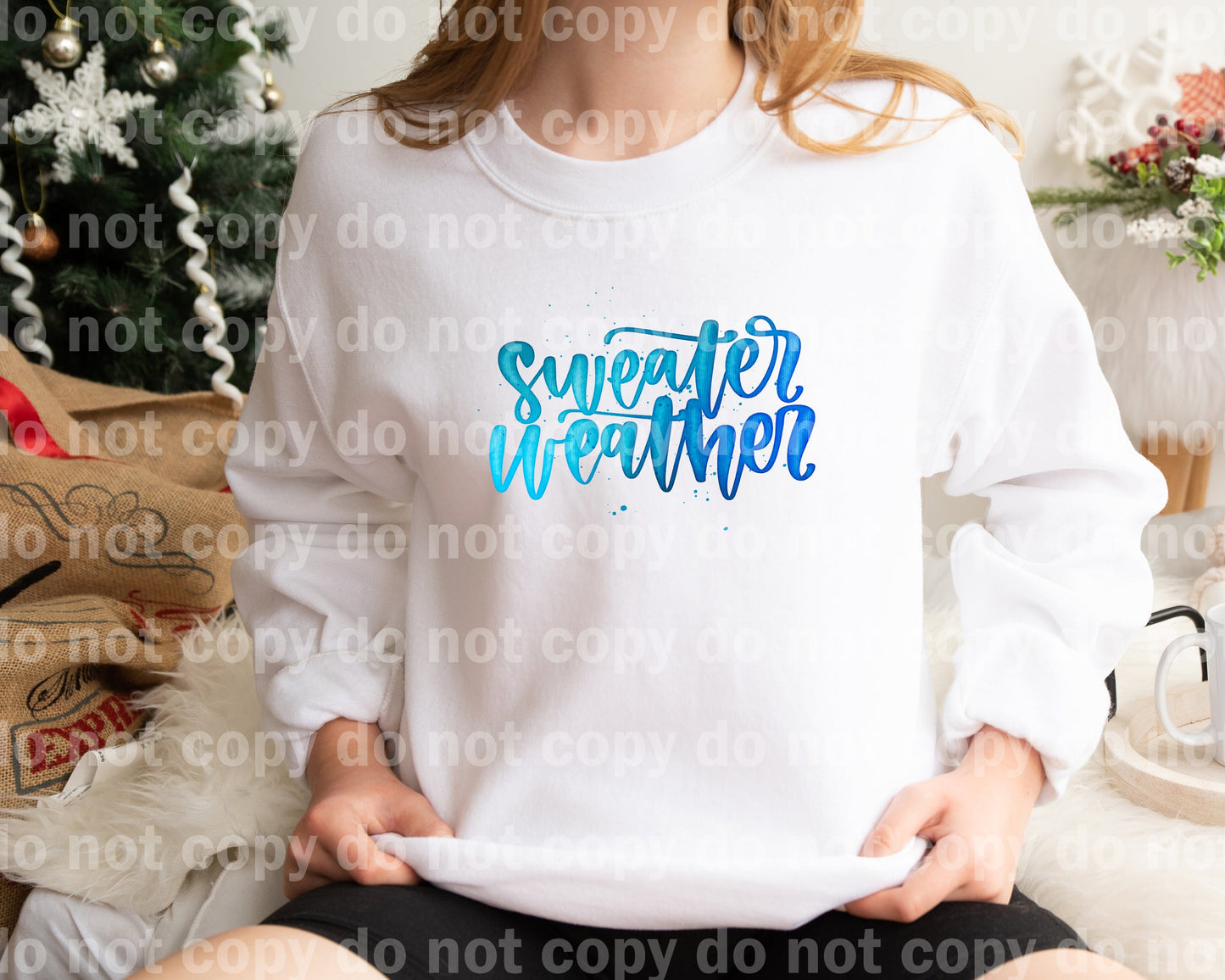 Sweater Weather Watercolor Dream Print or Sublimation Print