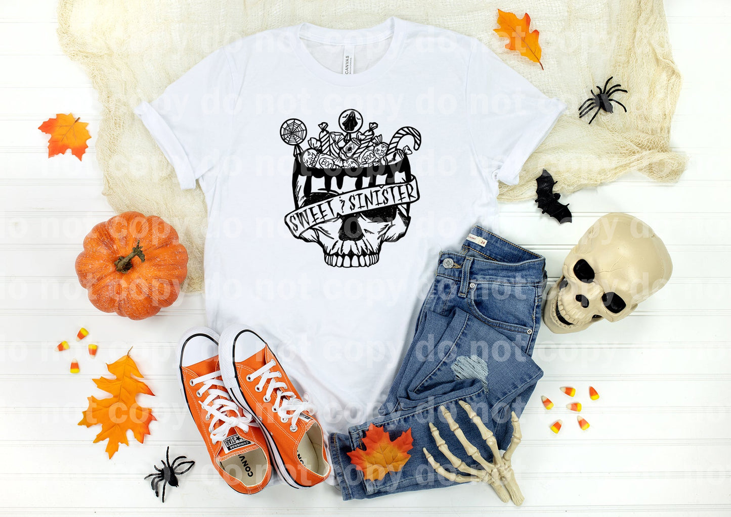 Sweet And Sinister Skull Candies Full Color/One Color Dream Print or Sublimation Print