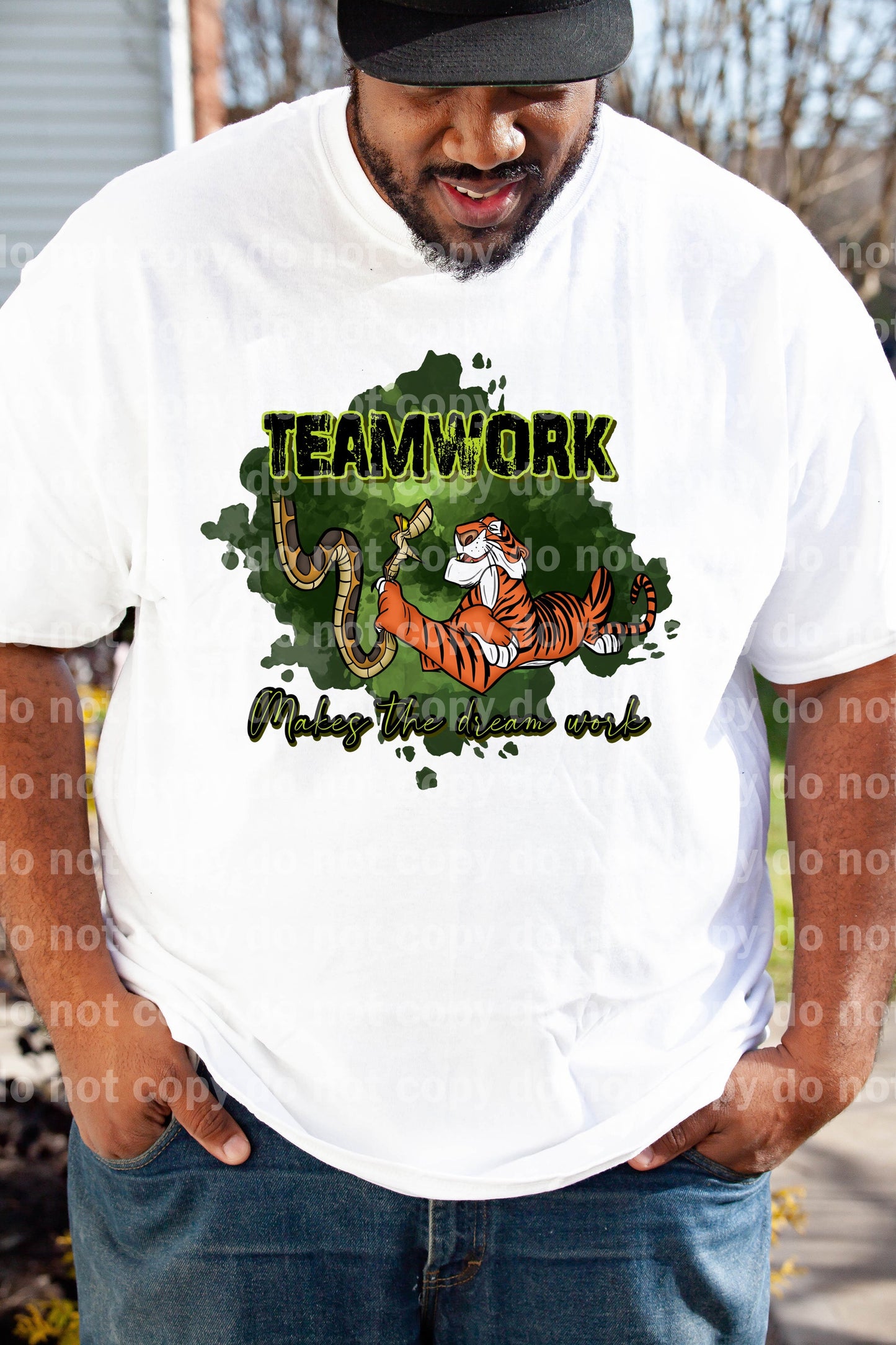 Team Work Makes The Dream Work Dream Print or Sublimation Print