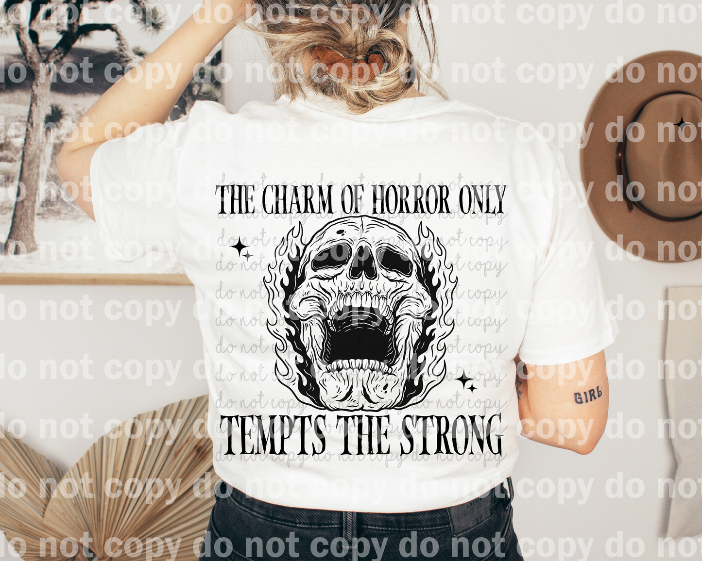 The Charm Of Horror Only Tempts The Strong Dream Print or Sublimation Print
