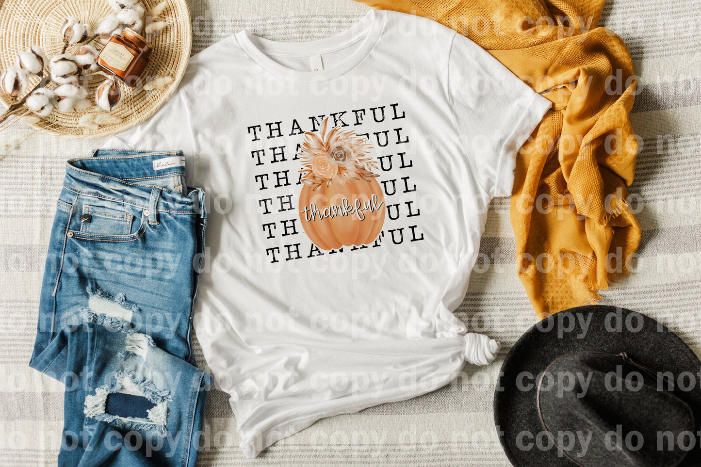 Thankful Orange Pumpkin Dream Print or Sublimation Print