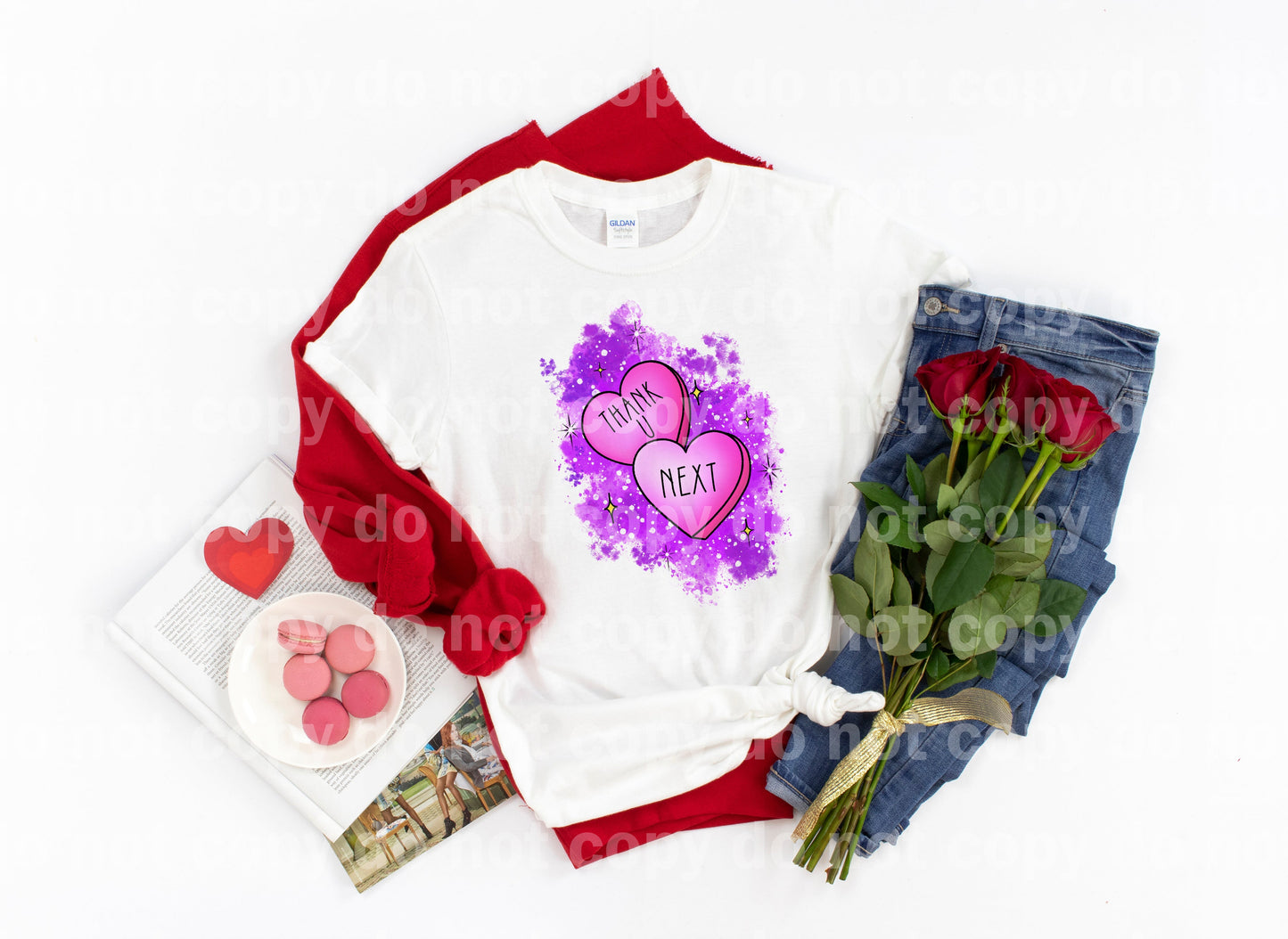 Gracias Siguiente Corazones Sueño Impresión o Impresión de Sublimación