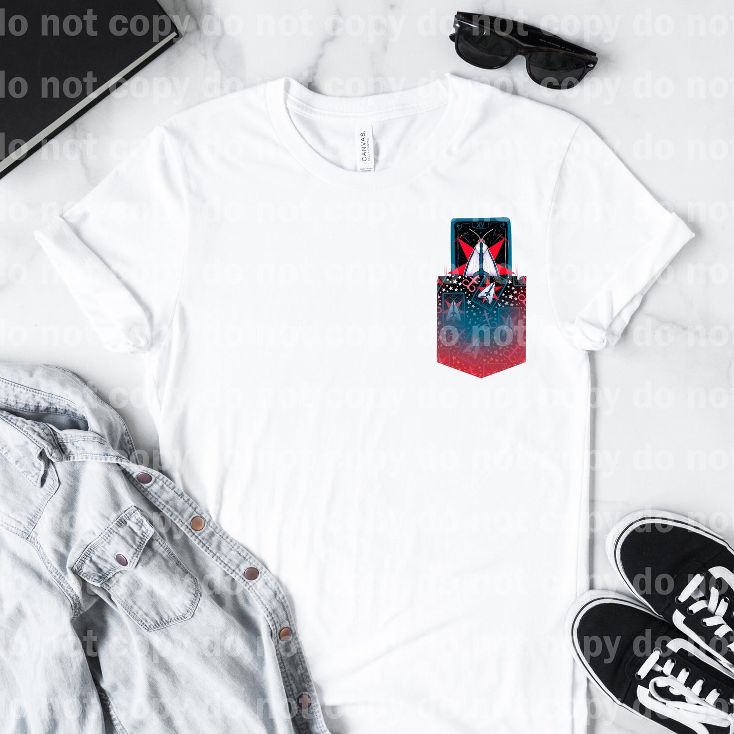 The Devil Moth Tarot Pocket Dream Print or Sublimation Print