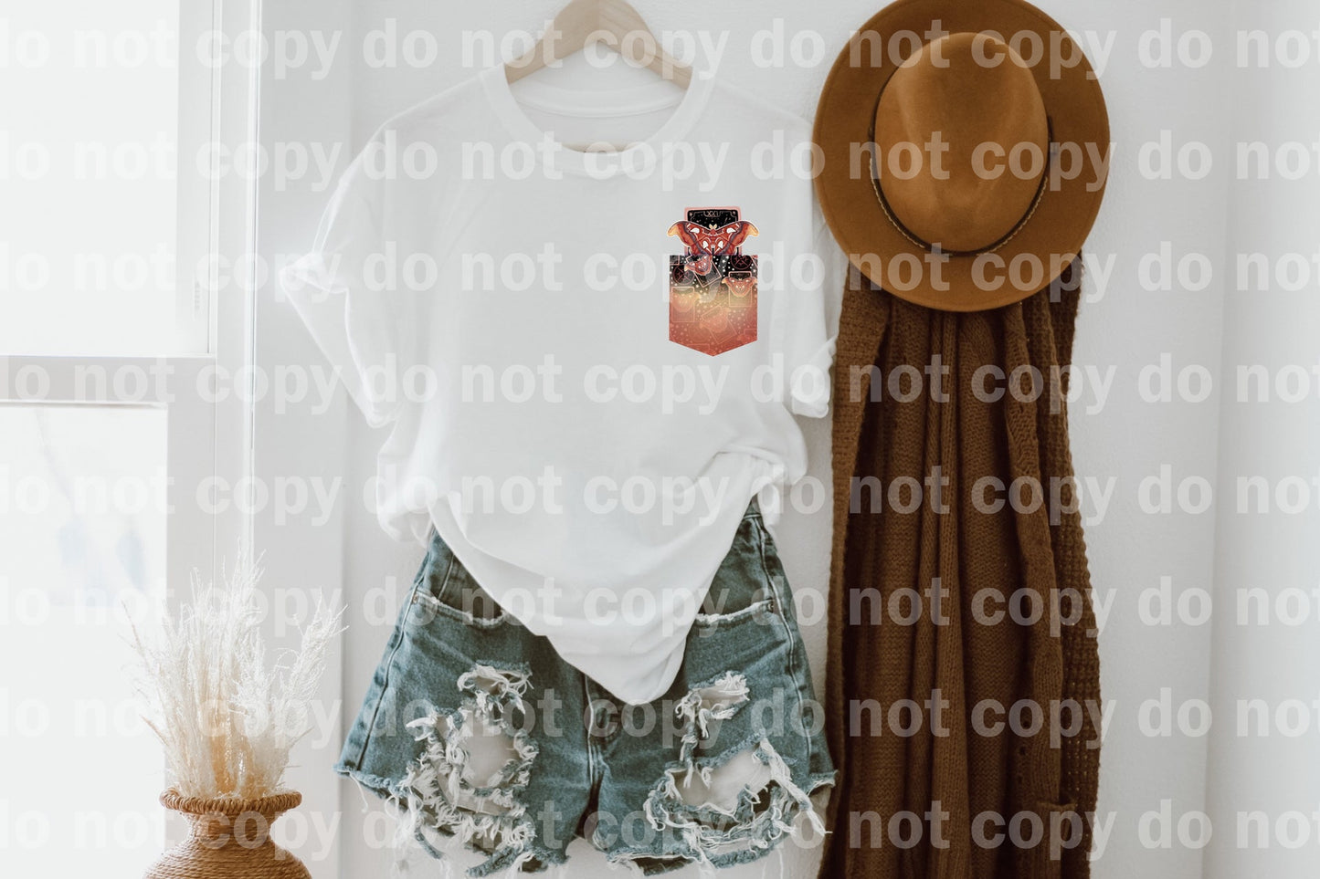 La impresión de sueño de bolsillo del Tarot de la polilla mundial o la impresión de sublimación