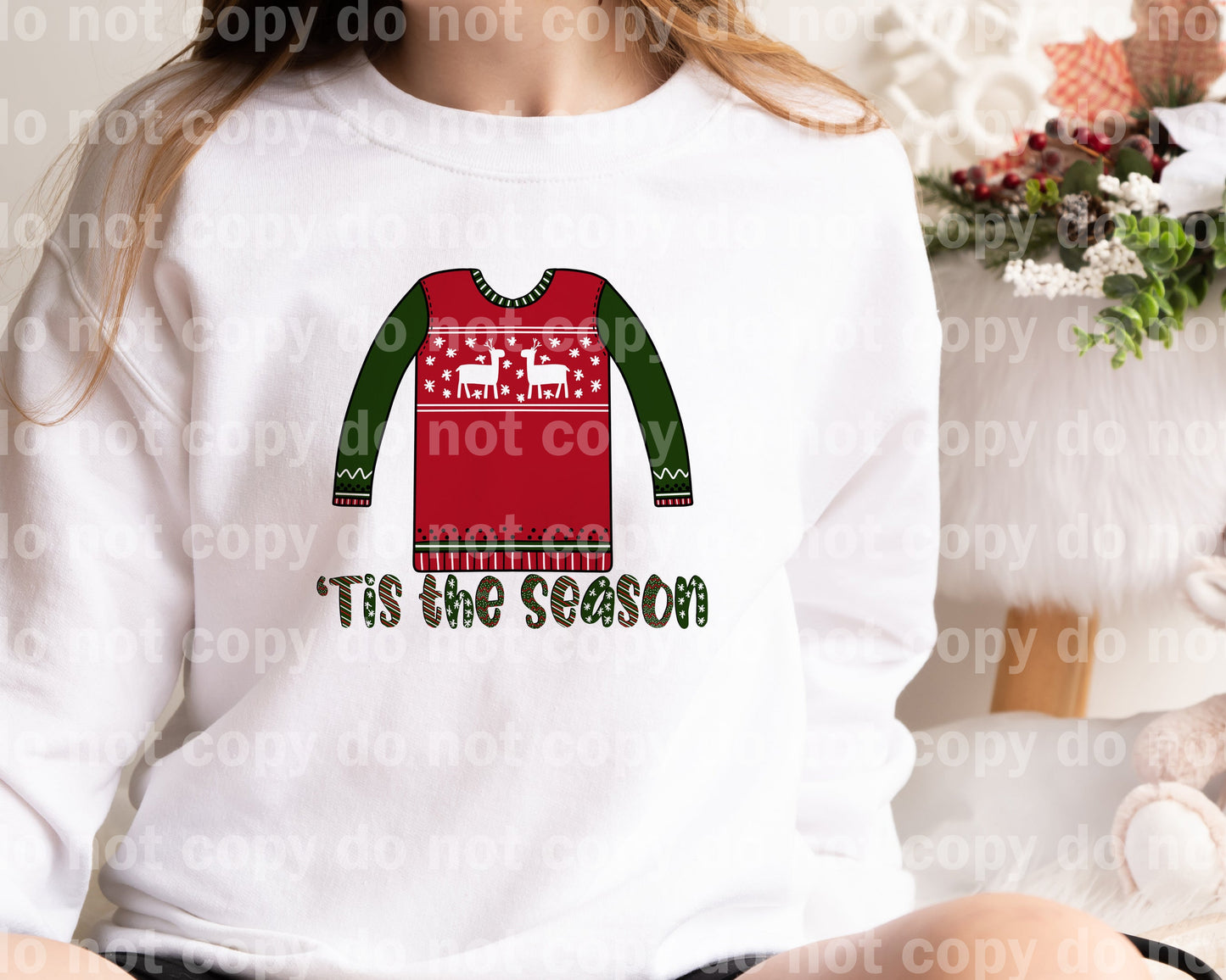 Tis The Season Sweater Dream Print or Sublimation Print