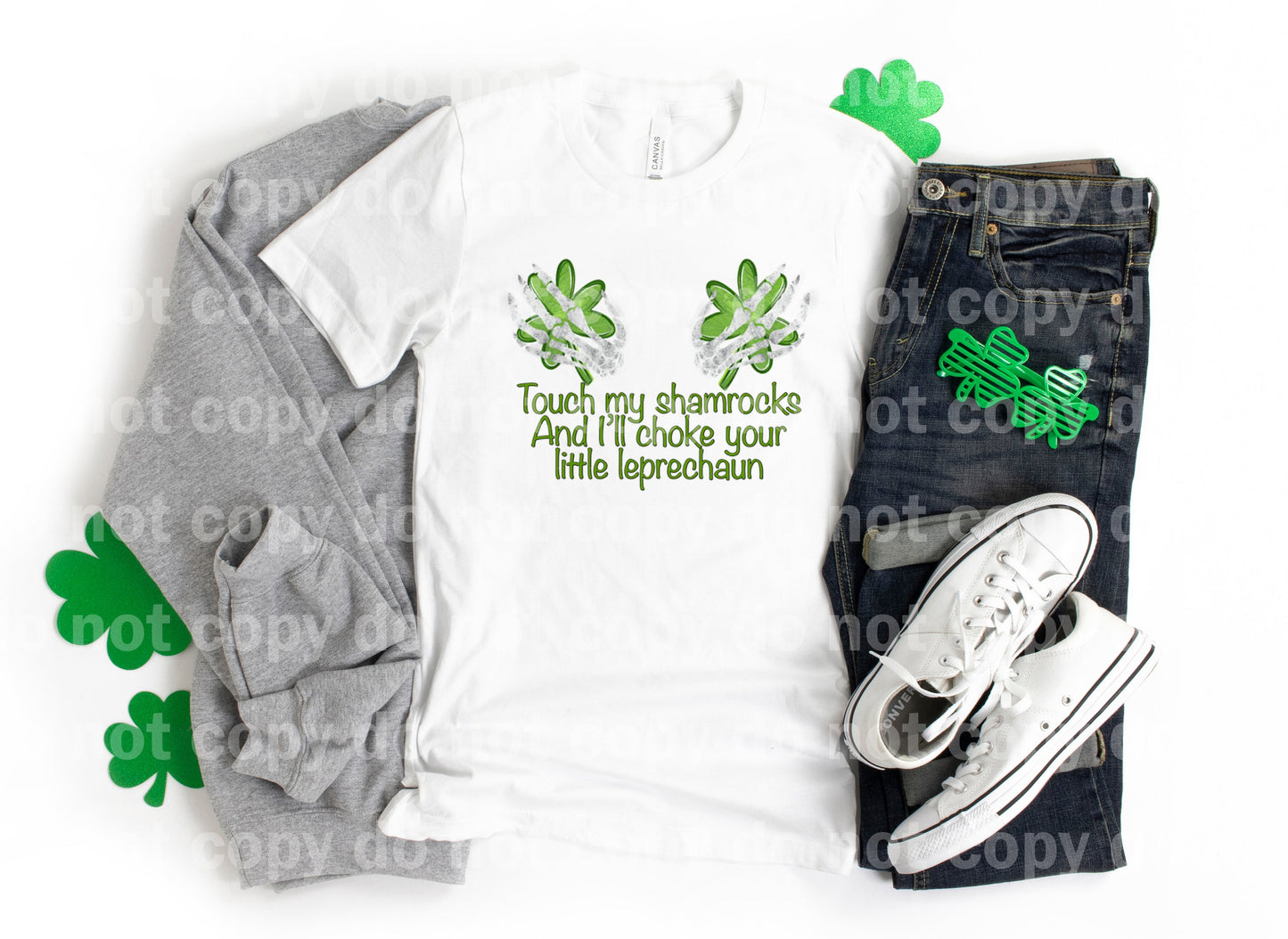 Touch My Shamrocks Dream Print or Sublimation Print