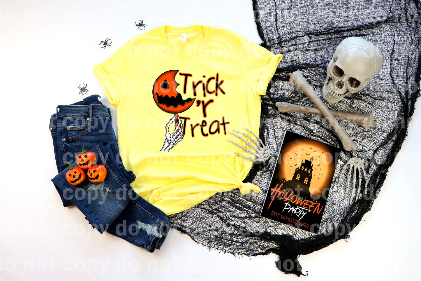 Trick or Treat Candy Skellie Dream Print or Sublimation Print