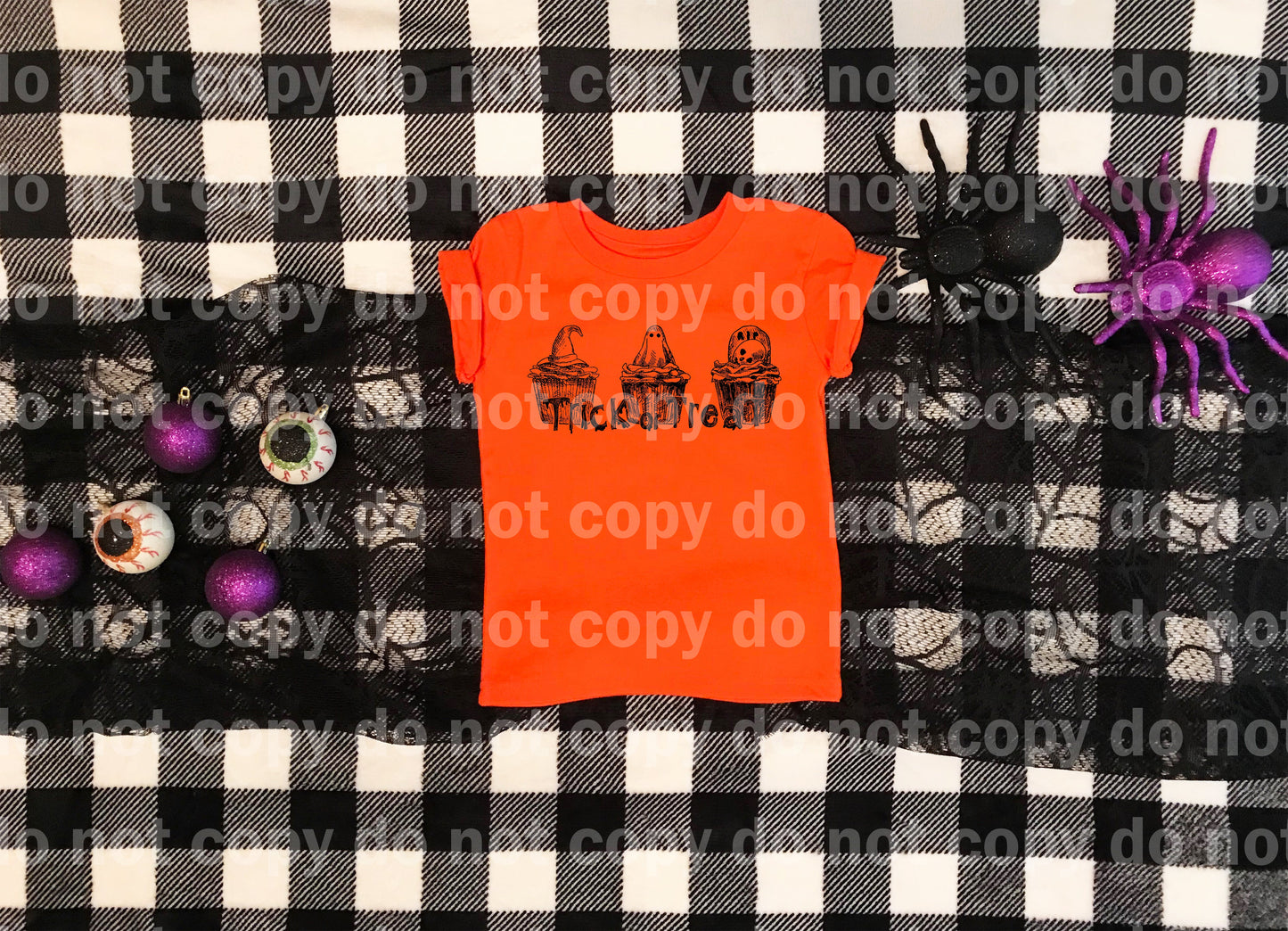 Trick or Treat Cupcakes Full Color/One Color Dream Print or Sublimation Print