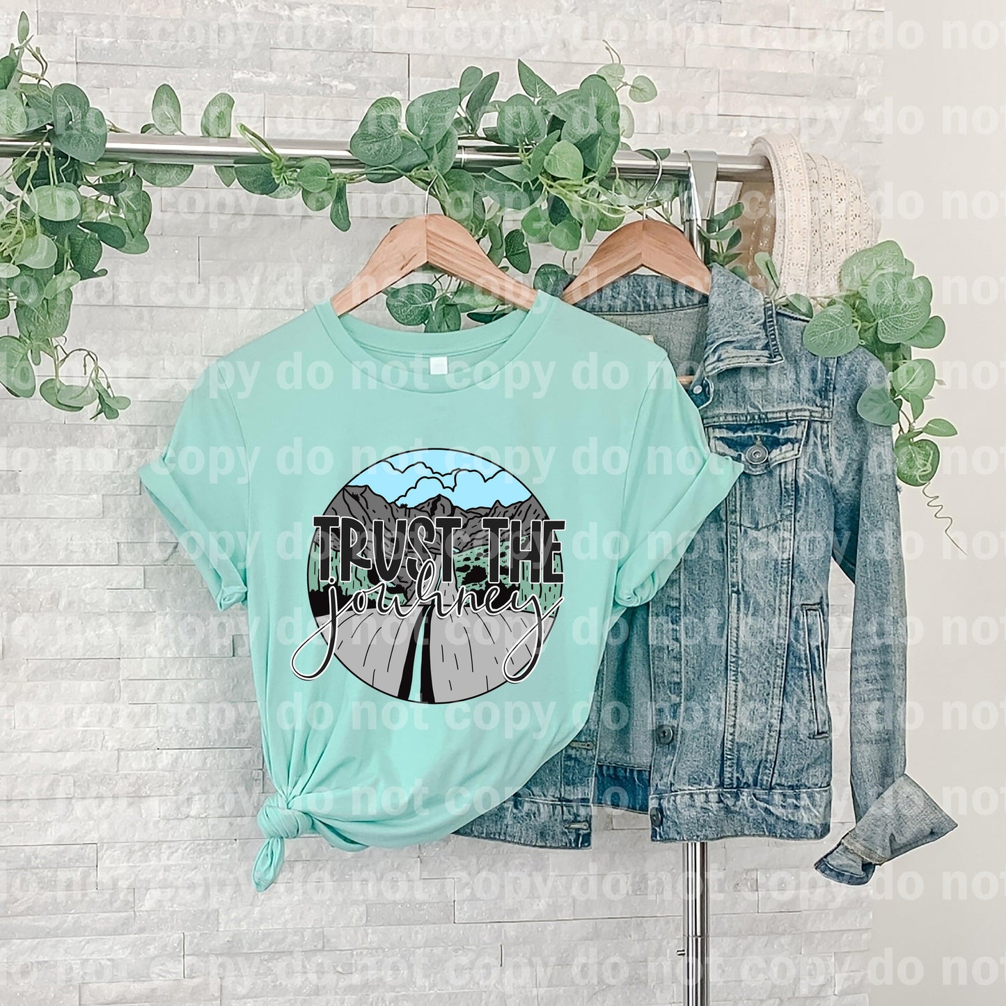 Trust The Journey Dream print transfer