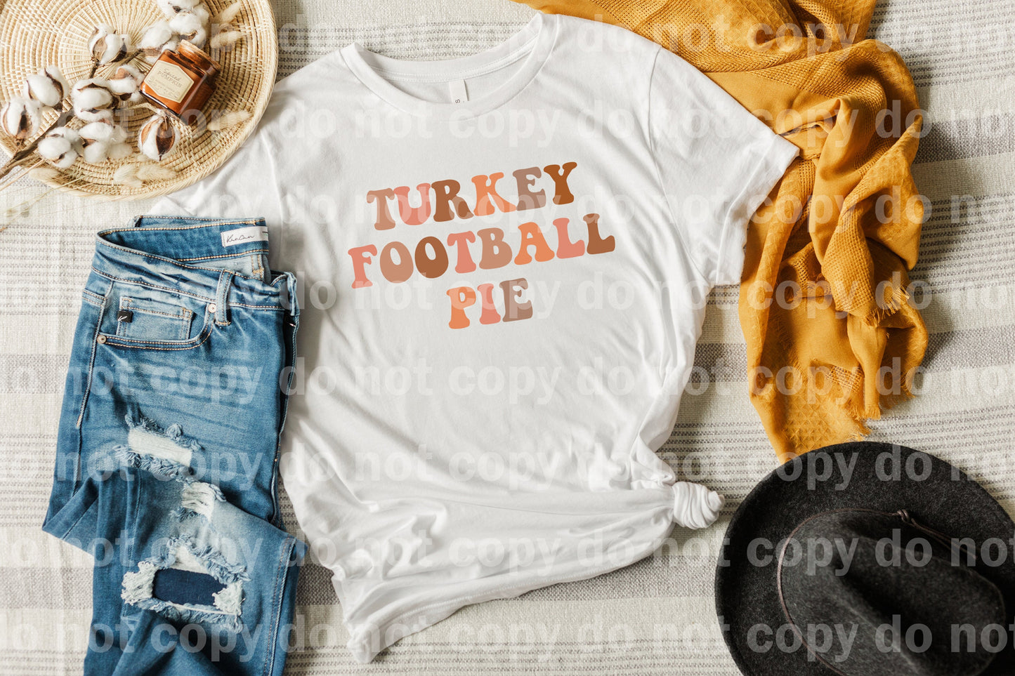 Turkey Football Pie Dream Print or Sublimation Print