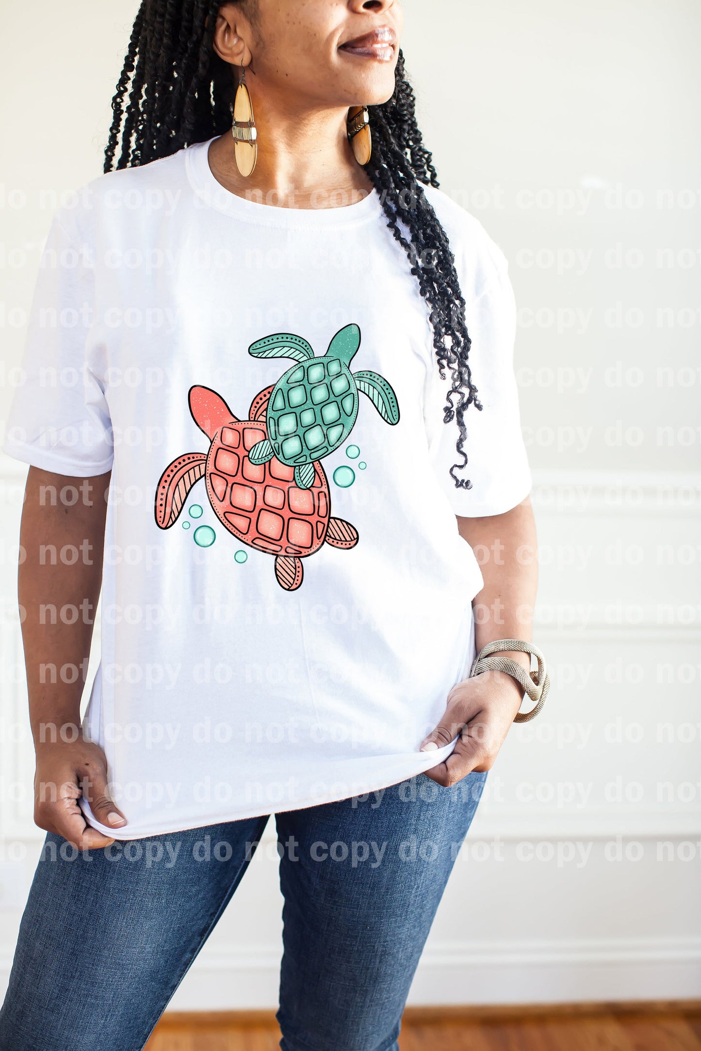 Pink And Blue Turtles Dream Print or Sublimation Print