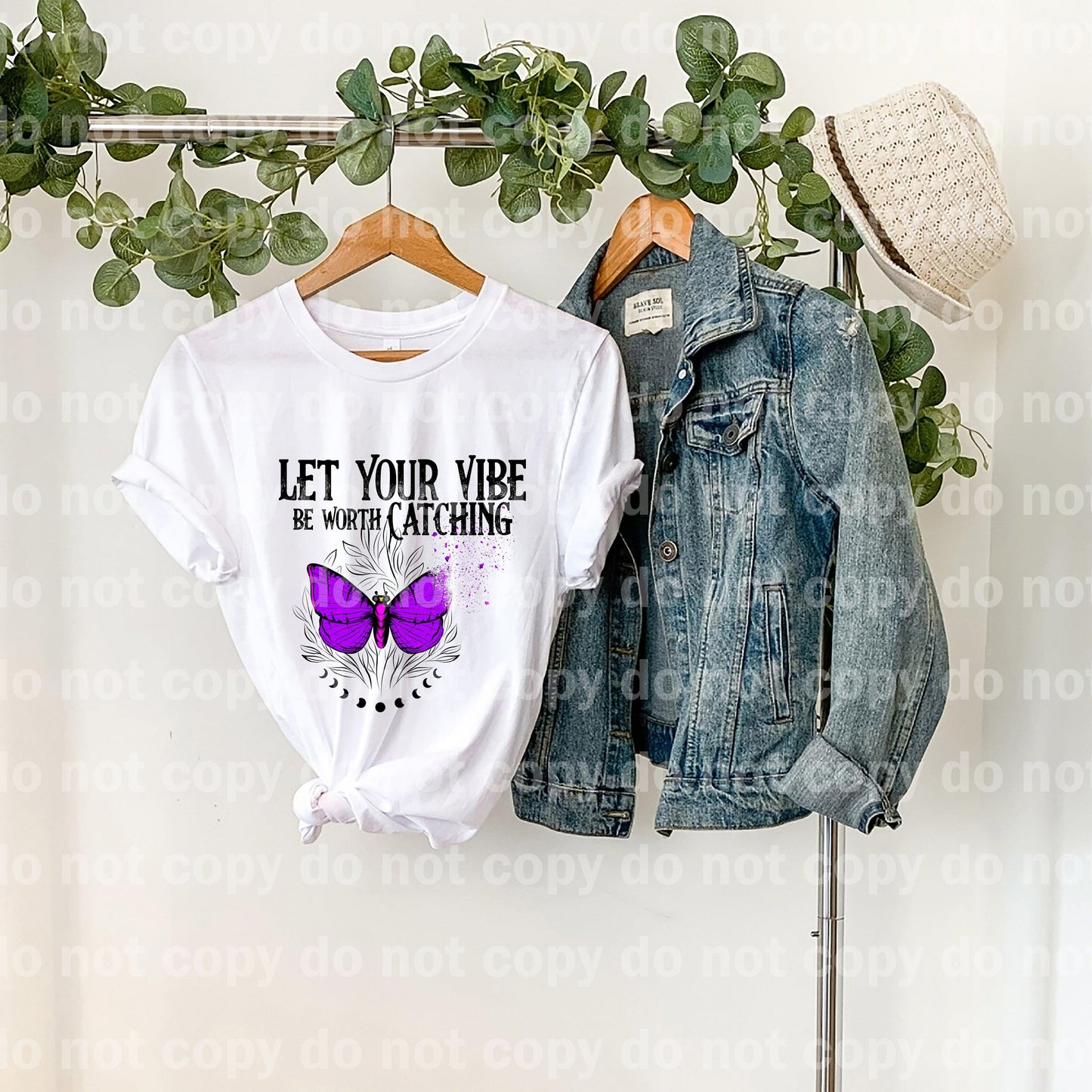 Let Your Vibe Be Worth Catching Butterfly Dream Print or Sublimation Print