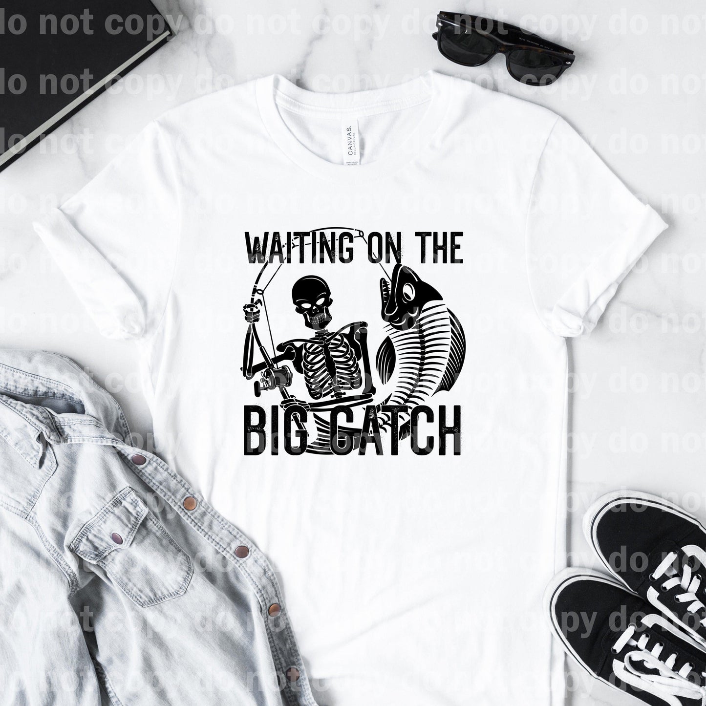 Waiting on the Big Catch Skellie Dream Print or Sublimation Print