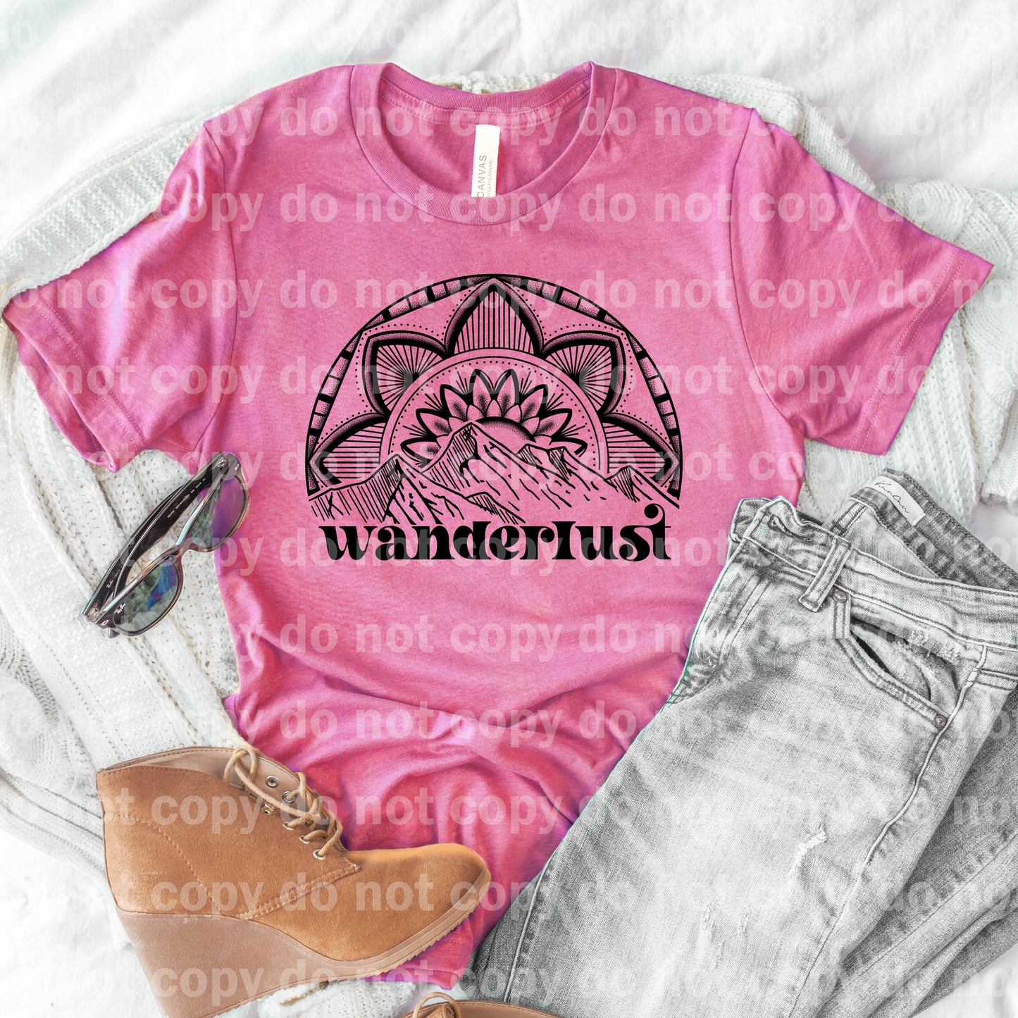 Wanderlust Mountains Sun Dream Print or Sublimation Print