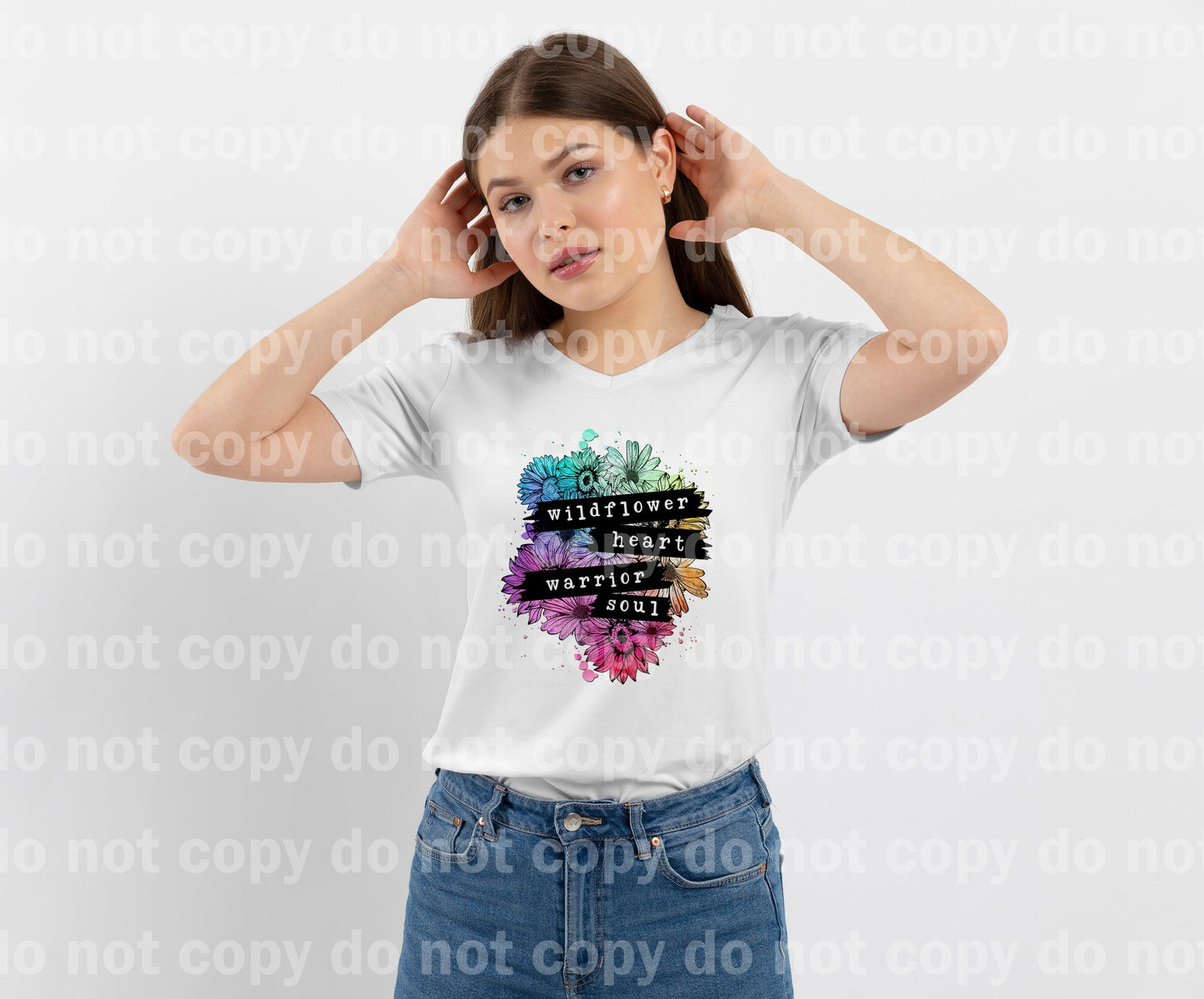 Wildflower Heart Warrior Soul Dream Print or Sublimation Print