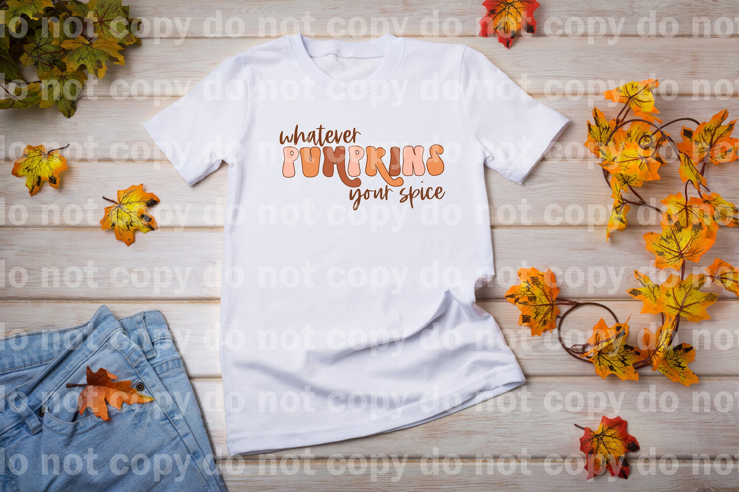 Whatever Pumpkins Your Spice Typography Dream Print or Sublimation Print