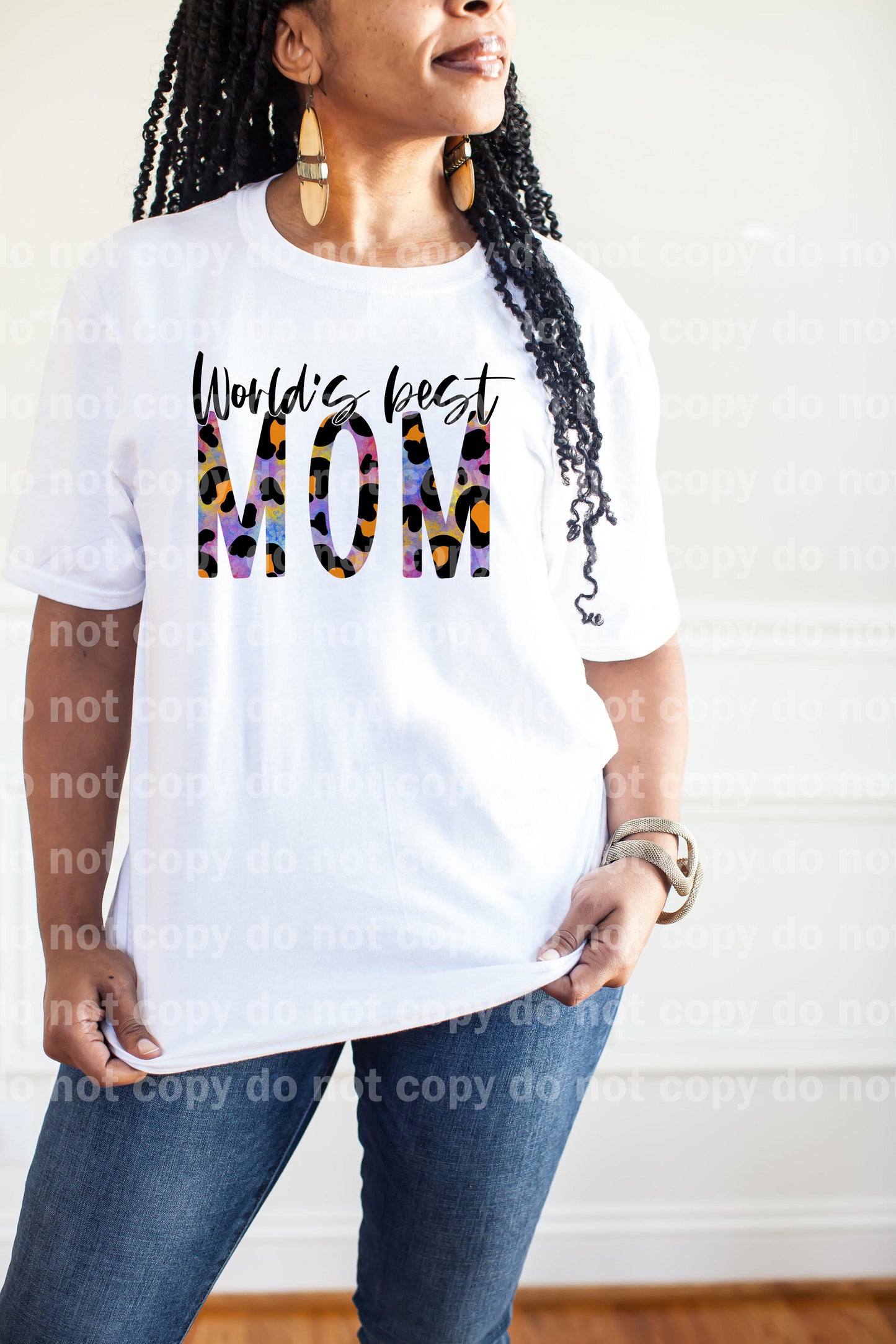 Worlds Best Mom In Various Colors Dream Print or Sublimation Print