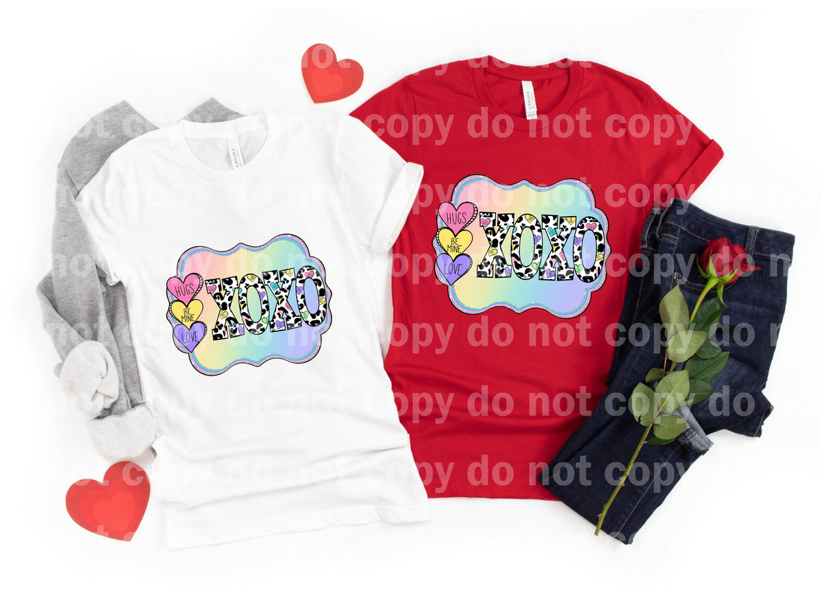 Xoxo Hearts Hugs Be Mine Love Dream print transfer