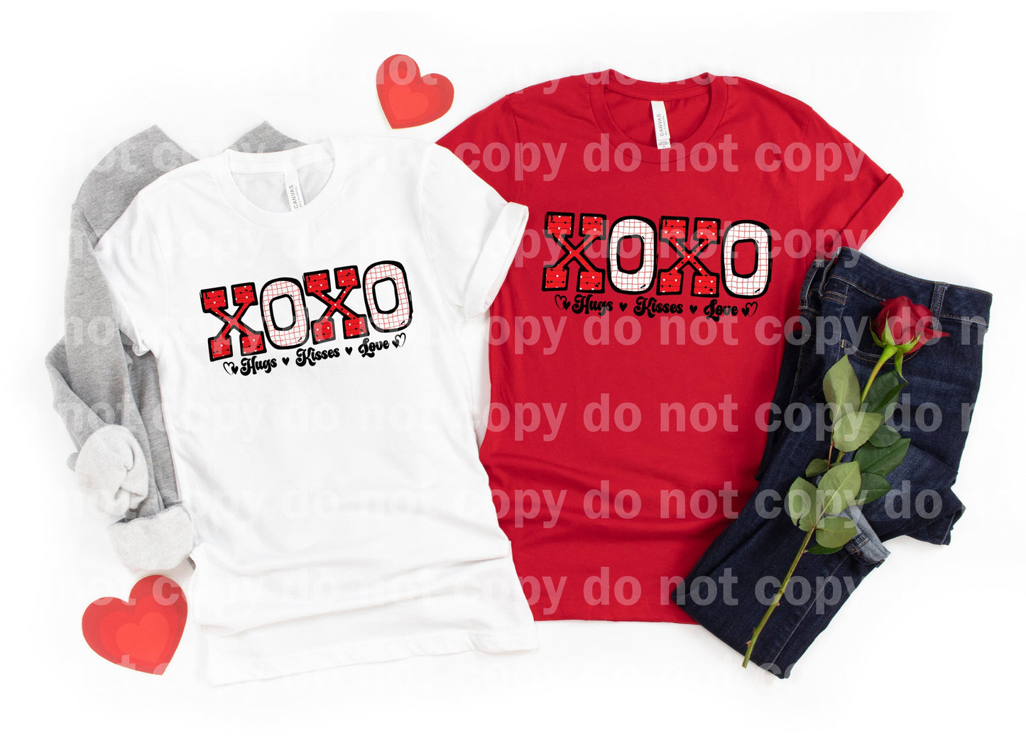 Xoxo Abrazos Besos Amor Sueño Impresión o Impresión de Sublimación