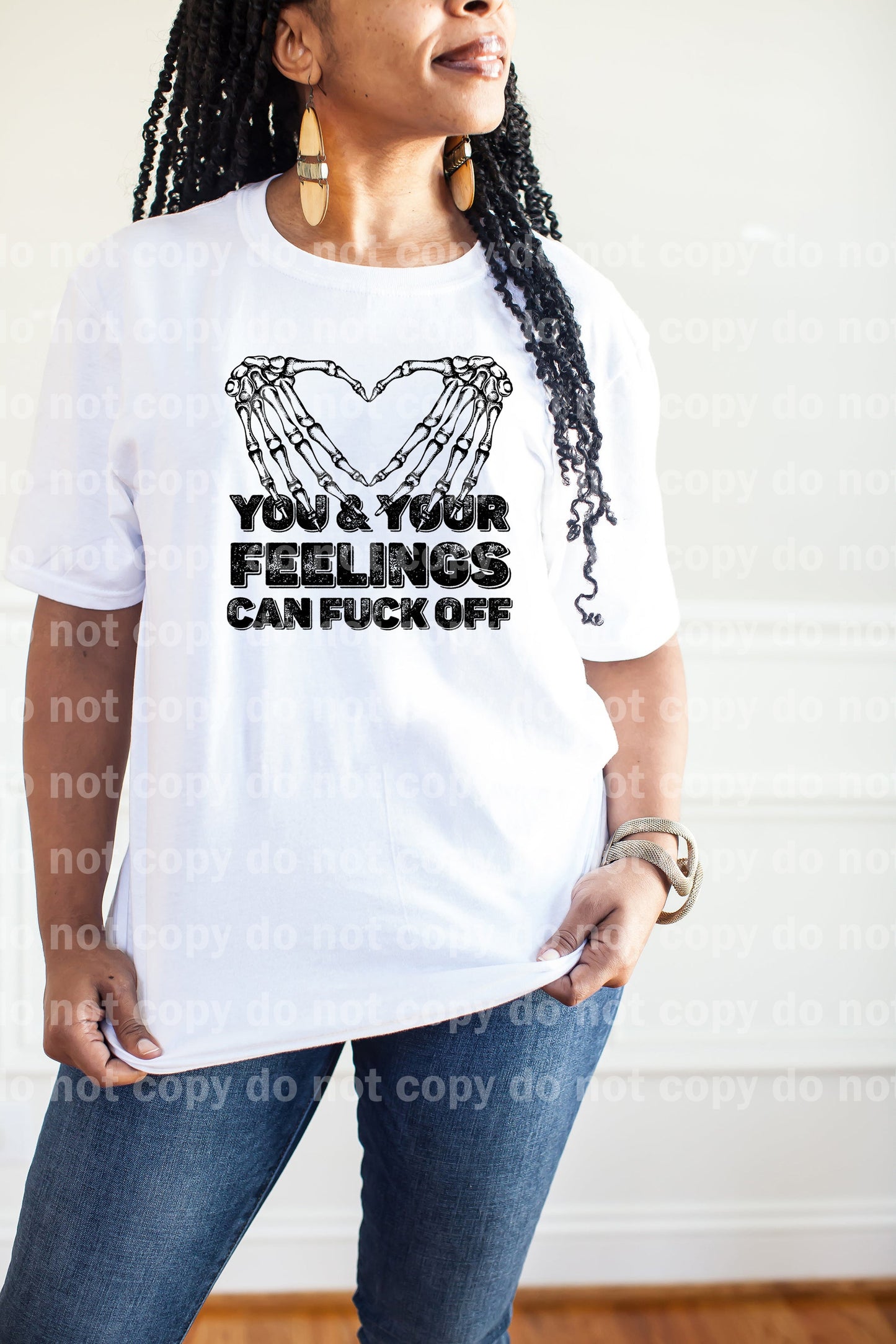 You And Your Feelings an Fuck Off Distressed Dream Print or Sublimation Print